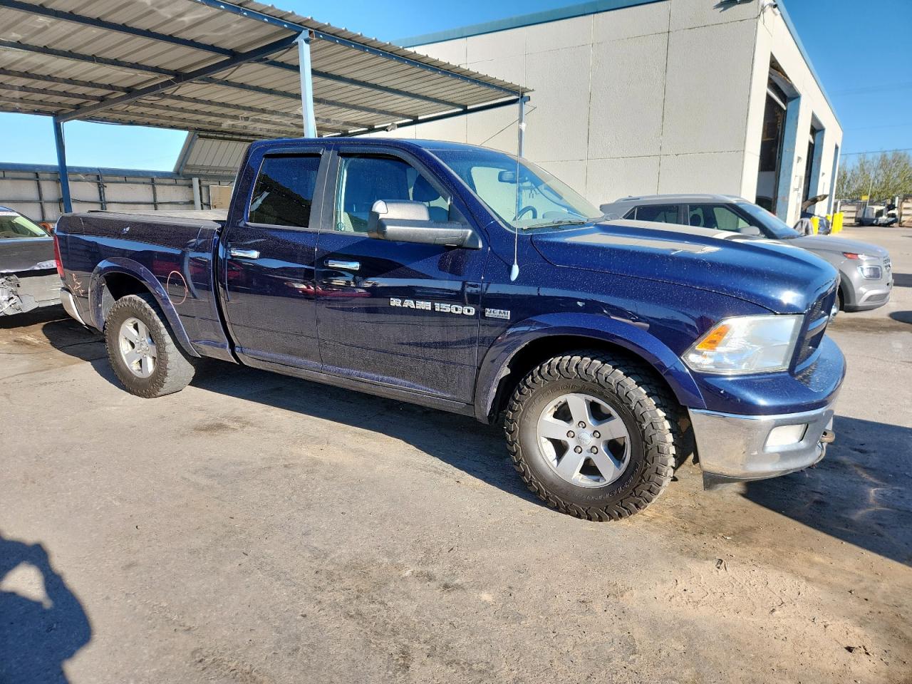 2012 Dodge Ram 1500 Slt Blue vin: 1C6RD7GT7CS250730