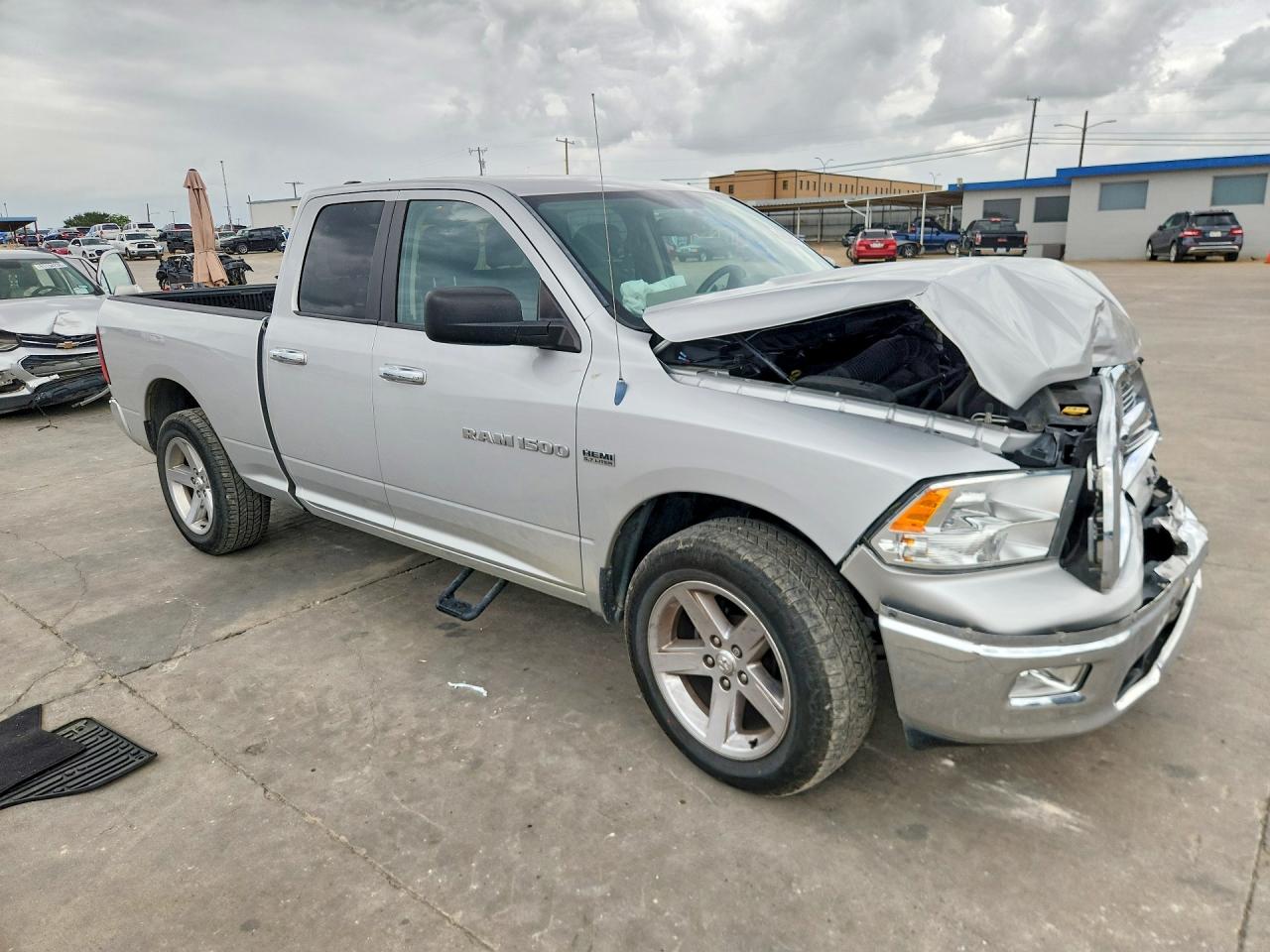 2012 Dodge Ram 1500 Slt Silver vin: 1C6RD7GT7CS303975