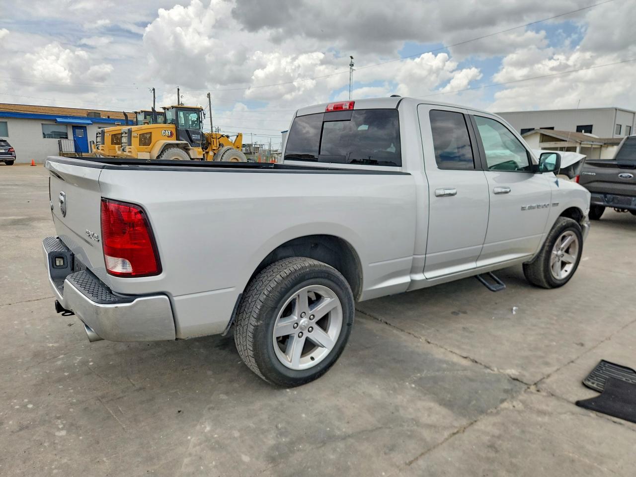 2012 Dodge Ram 1500 Slt Silver vin: 1C6RD7GT7CS303975