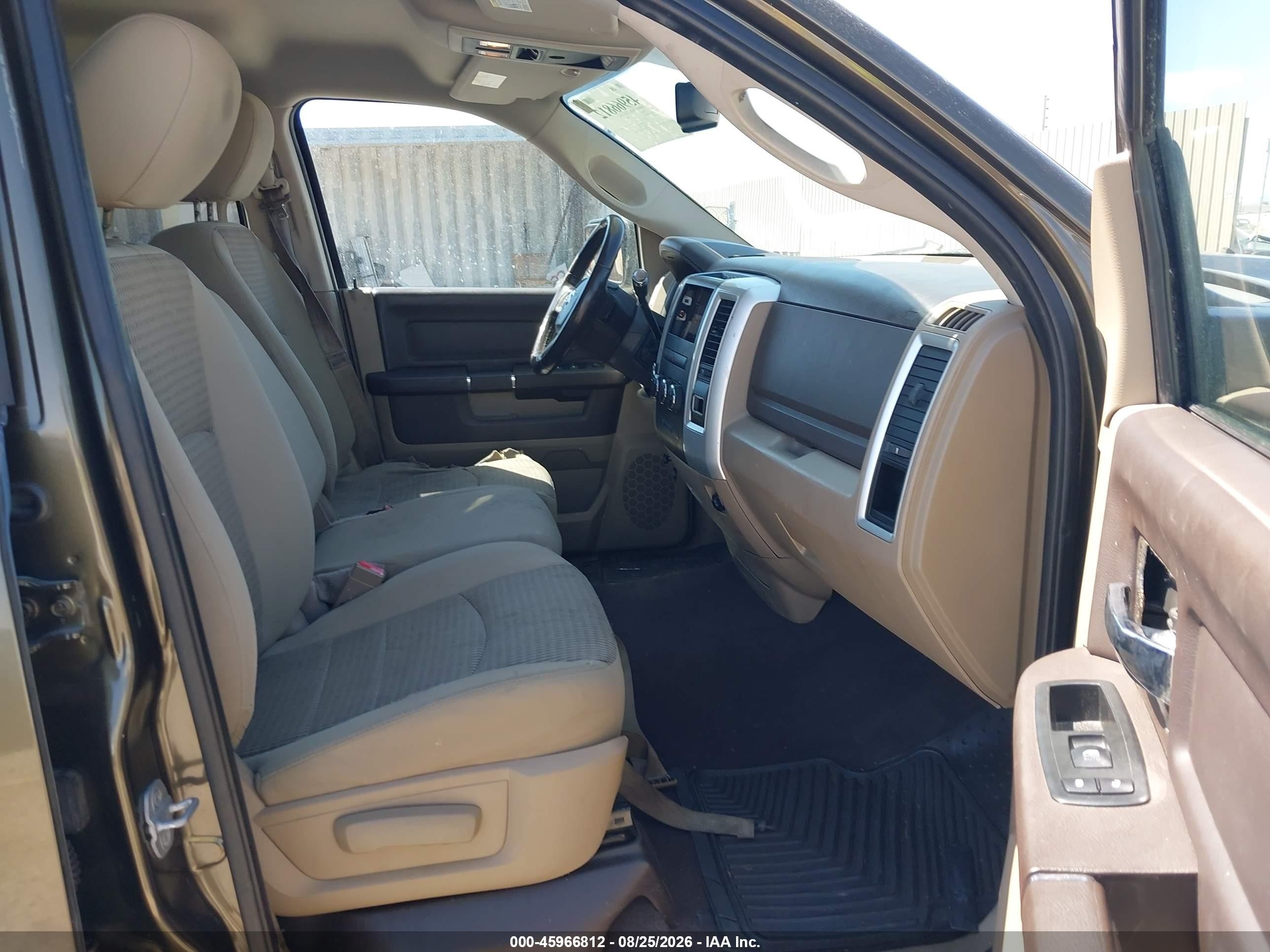 2012 Ram 1500 Big Horn Green vin: 1C6RD7GT7CS329038