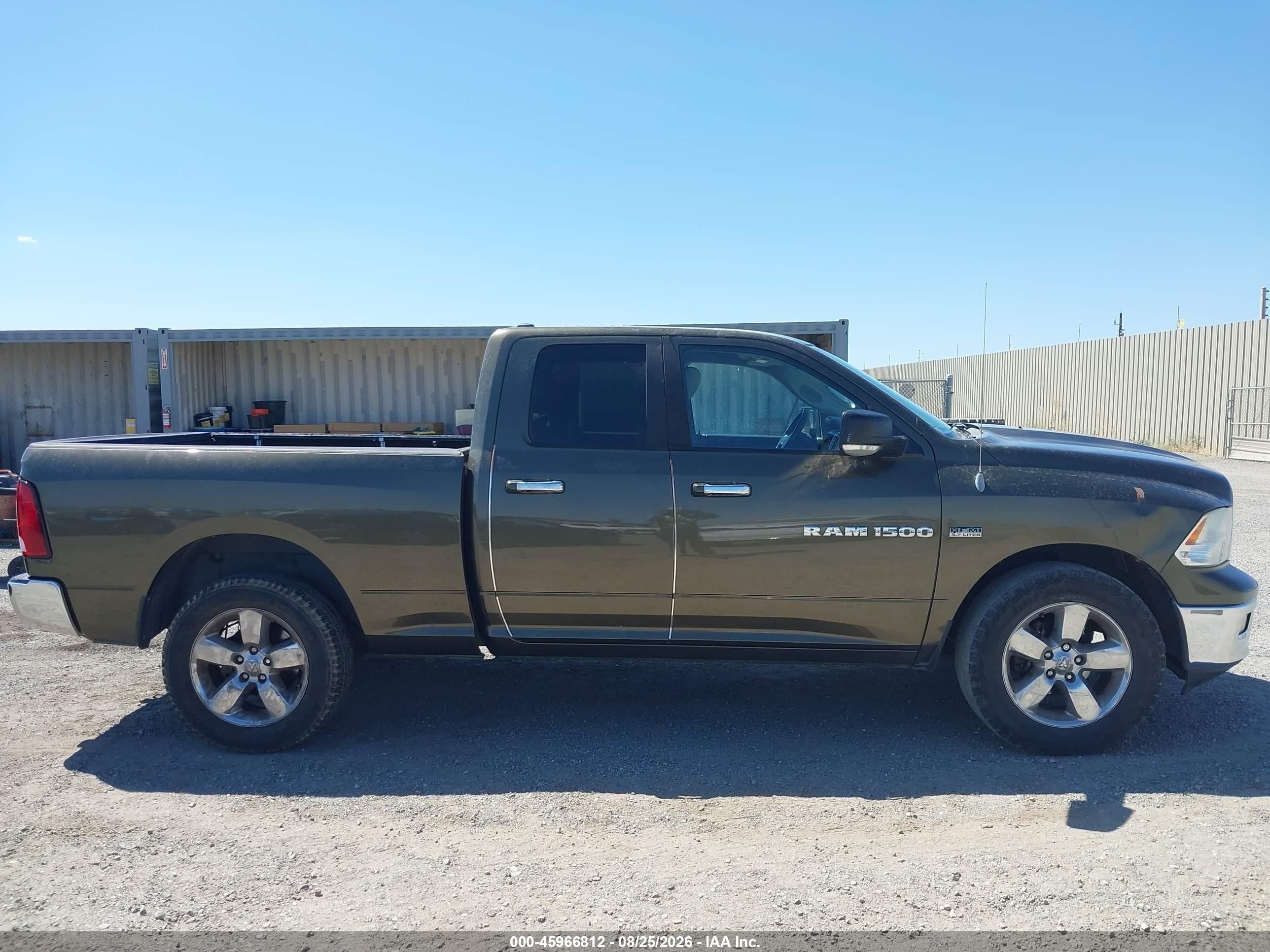 2012 Ram 1500 Big Horn Green vin: 1C6RD7GT7CS329038