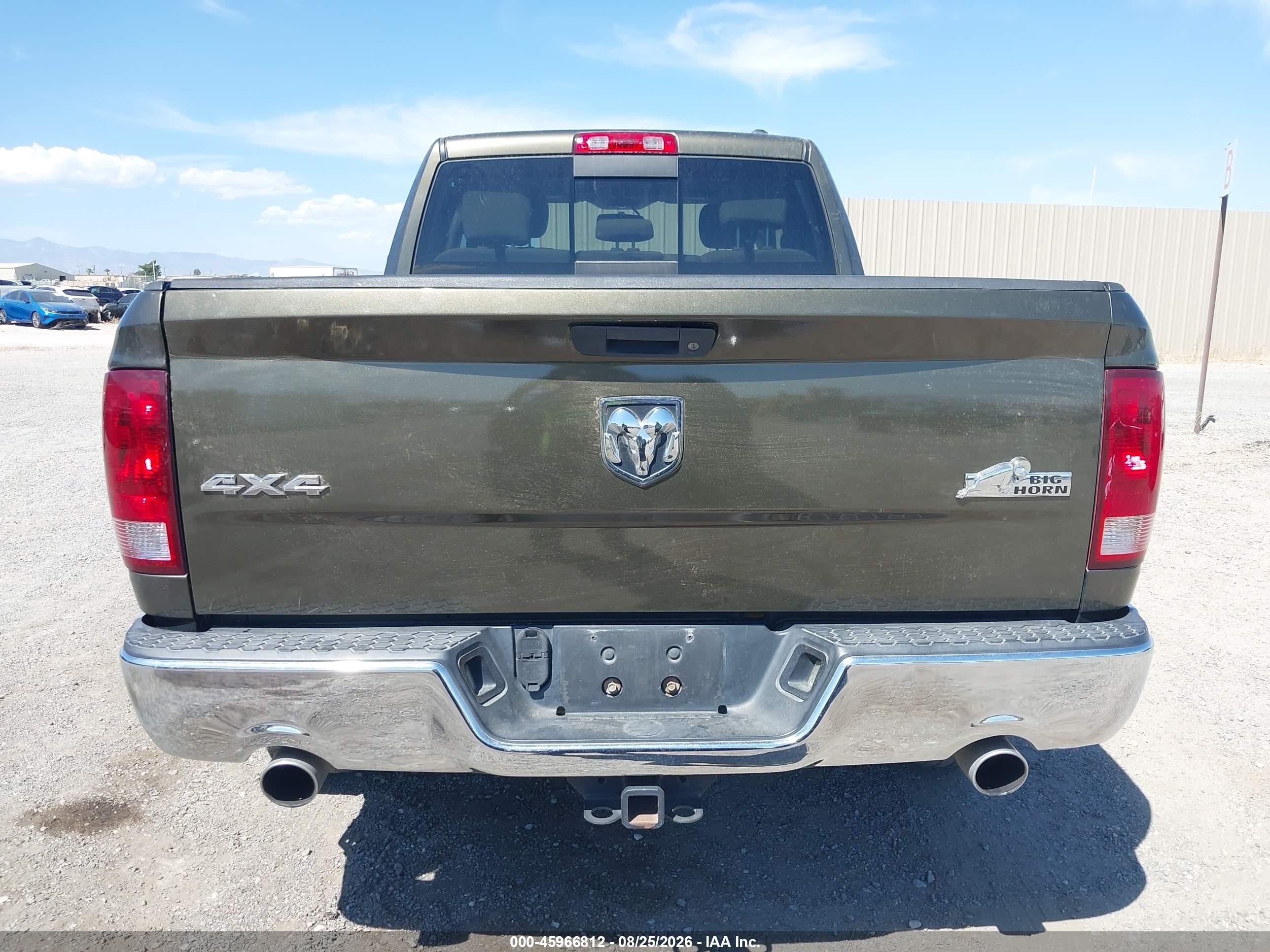 2012 Ram 1500 Big Horn Green vin: 1C6RD7GT7CS329038