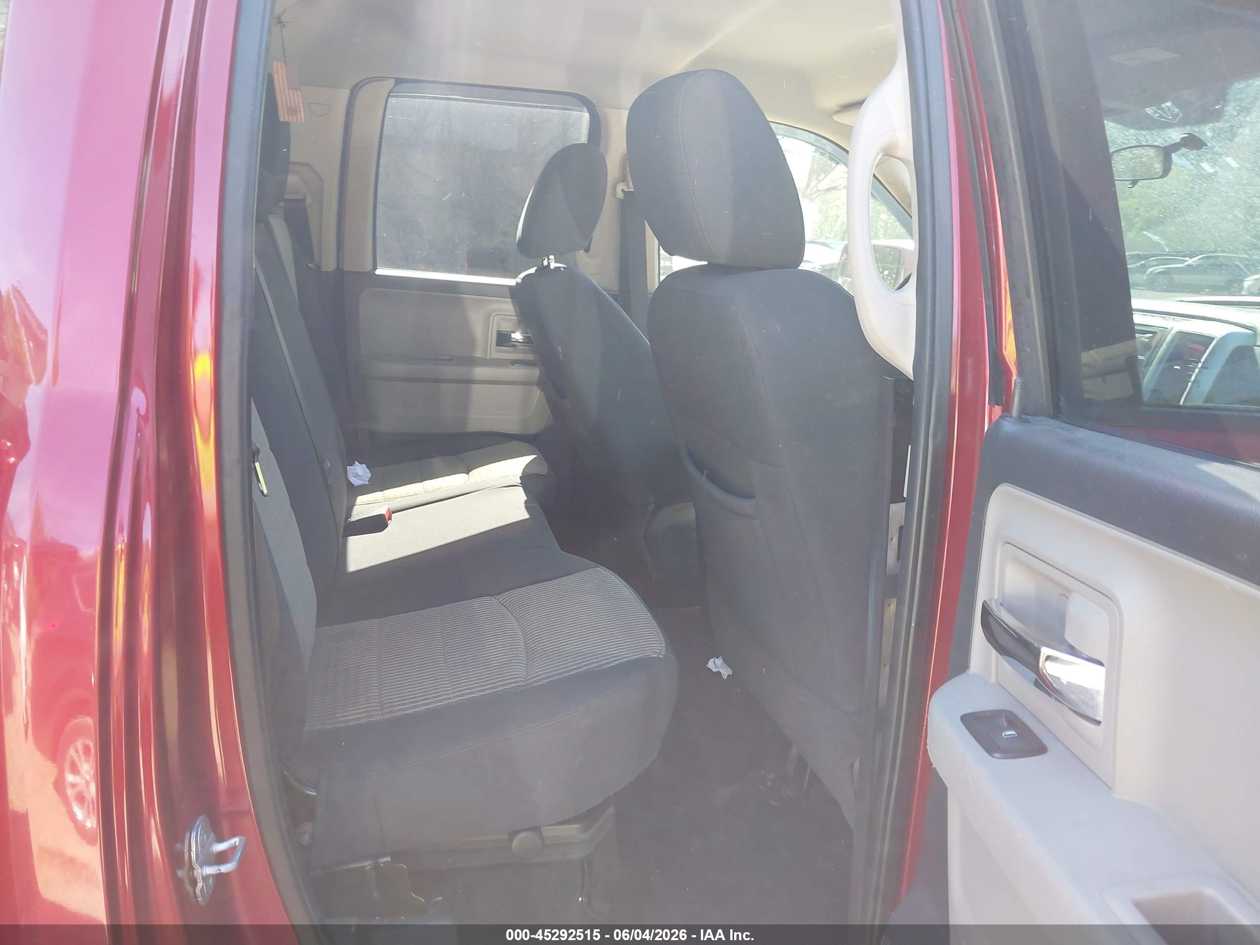 2012 Ram 1500 Slt Maroon vin: 1C6RD7GT8CS124747