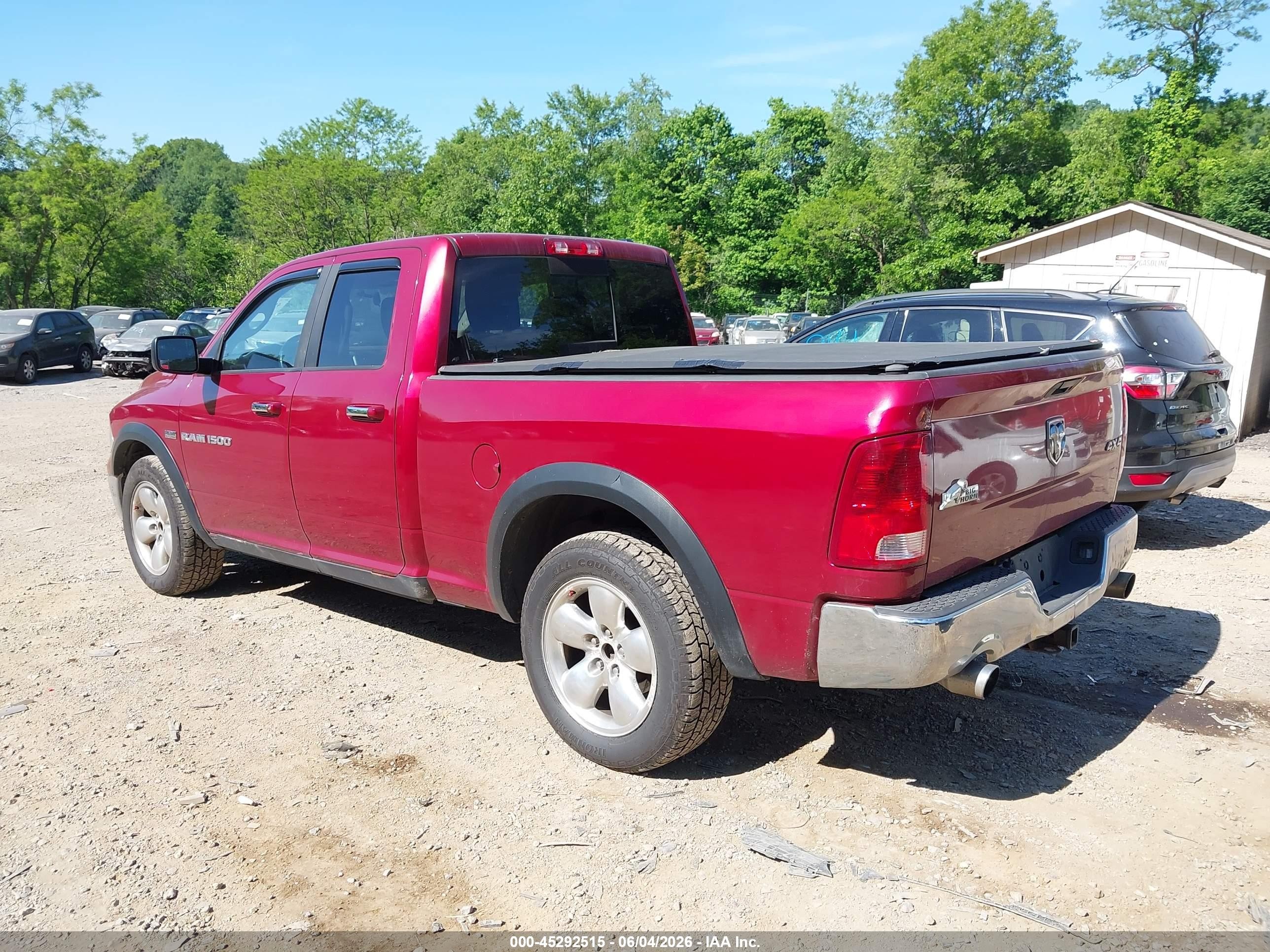 2012 Ram 1500 Slt Maroon vin: 1C6RD7GT8CS124747