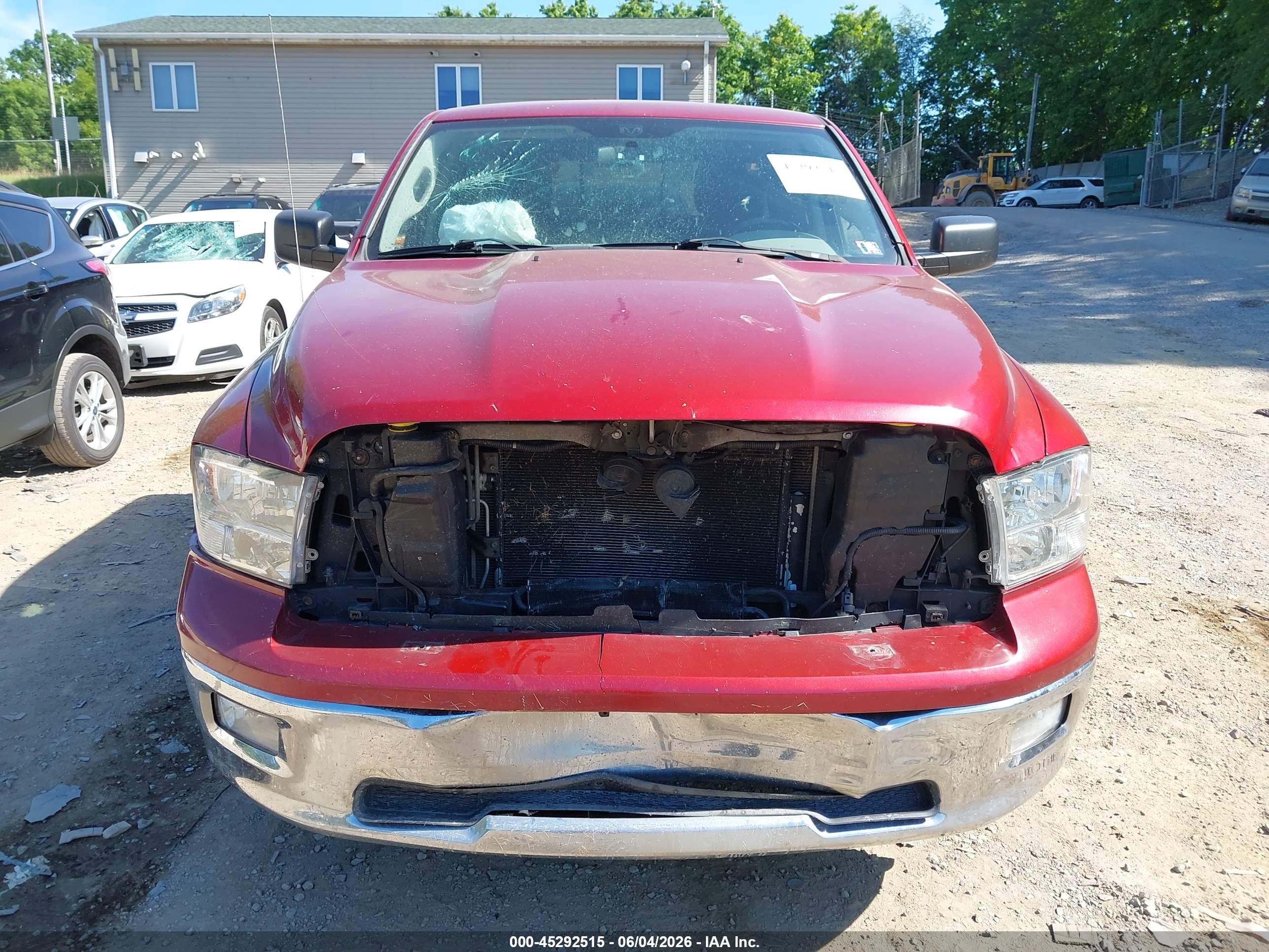 2012 Ram 1500 Slt Maroon vin: 1C6RD7GT8CS124747