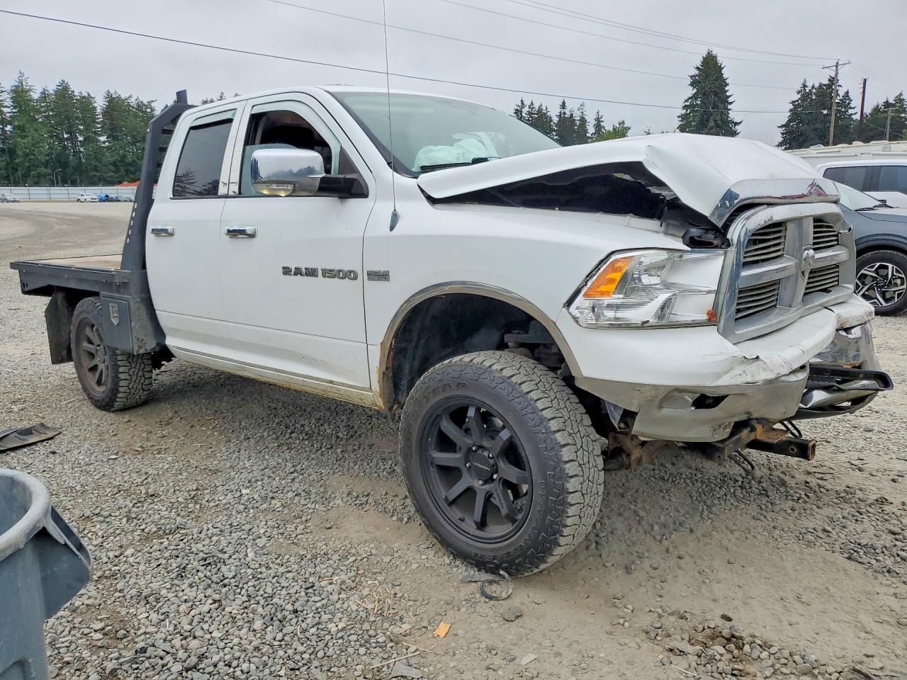 2012 Dodge Ram 1500 Slt White vin: 1C6RD7GT8CS132069