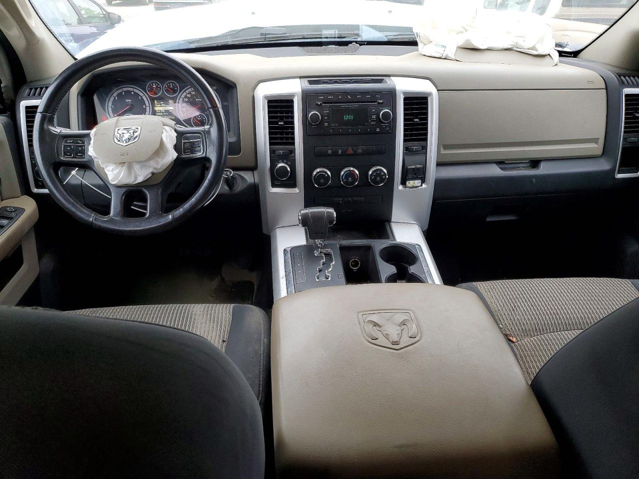 2012 Dodge Ram 1500 Slt White vin: 1C6RD7GT8CS132069