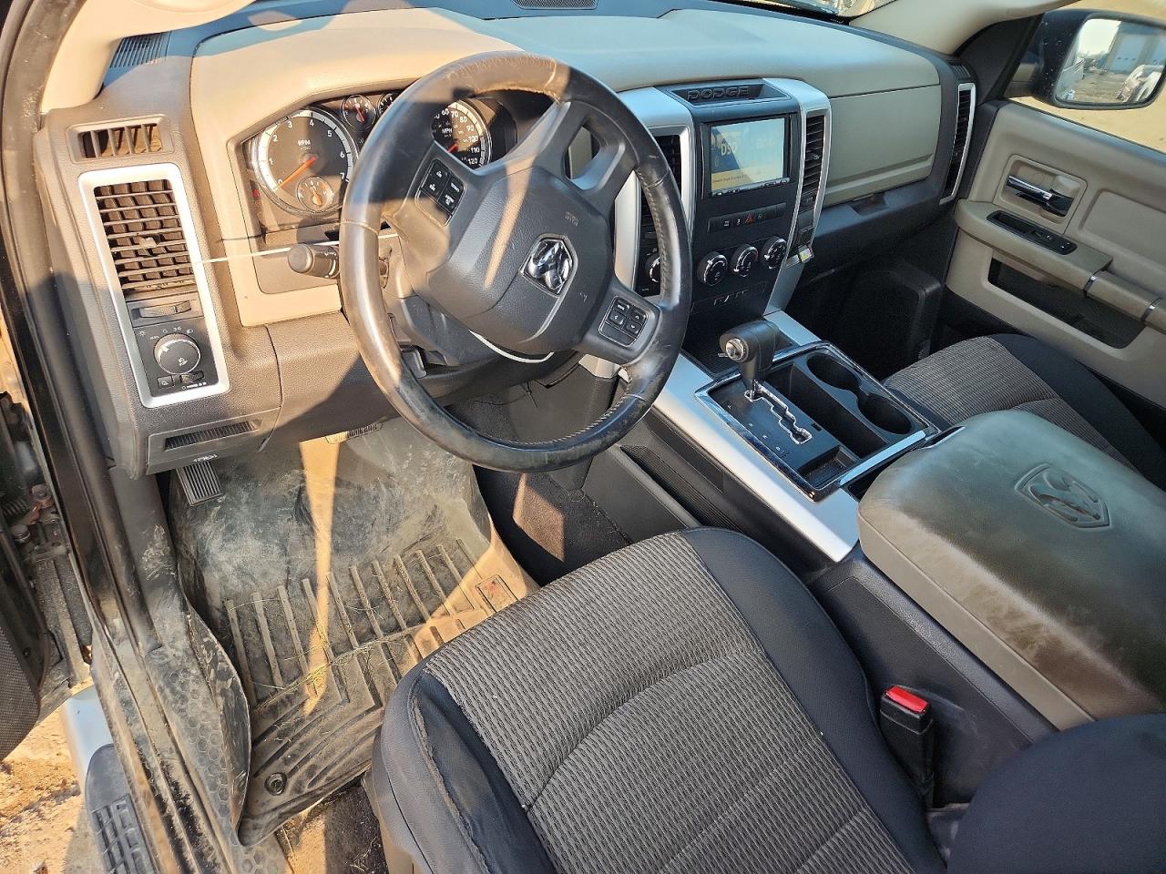 2012 Dodge Ram 1500 Slt Black vin: 1C6RD7GT8CS229708