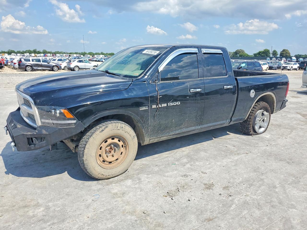 2012 Dodge Ram 1500 Slt Black vin: 1C6RD7GT8CS252549
