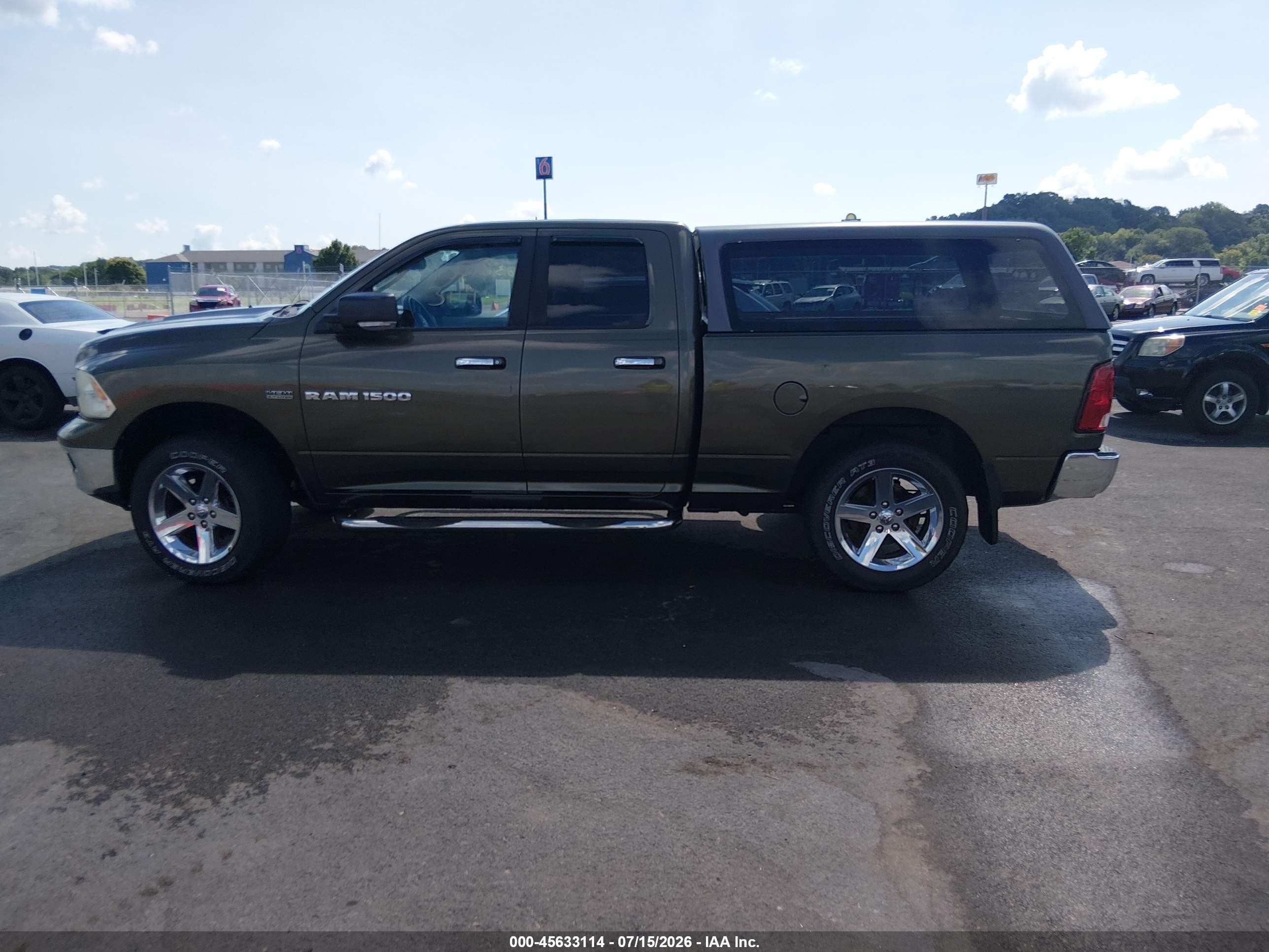 2012 Ram 1500 Big Horn Green vin: 1C6RD7GT8CS328884