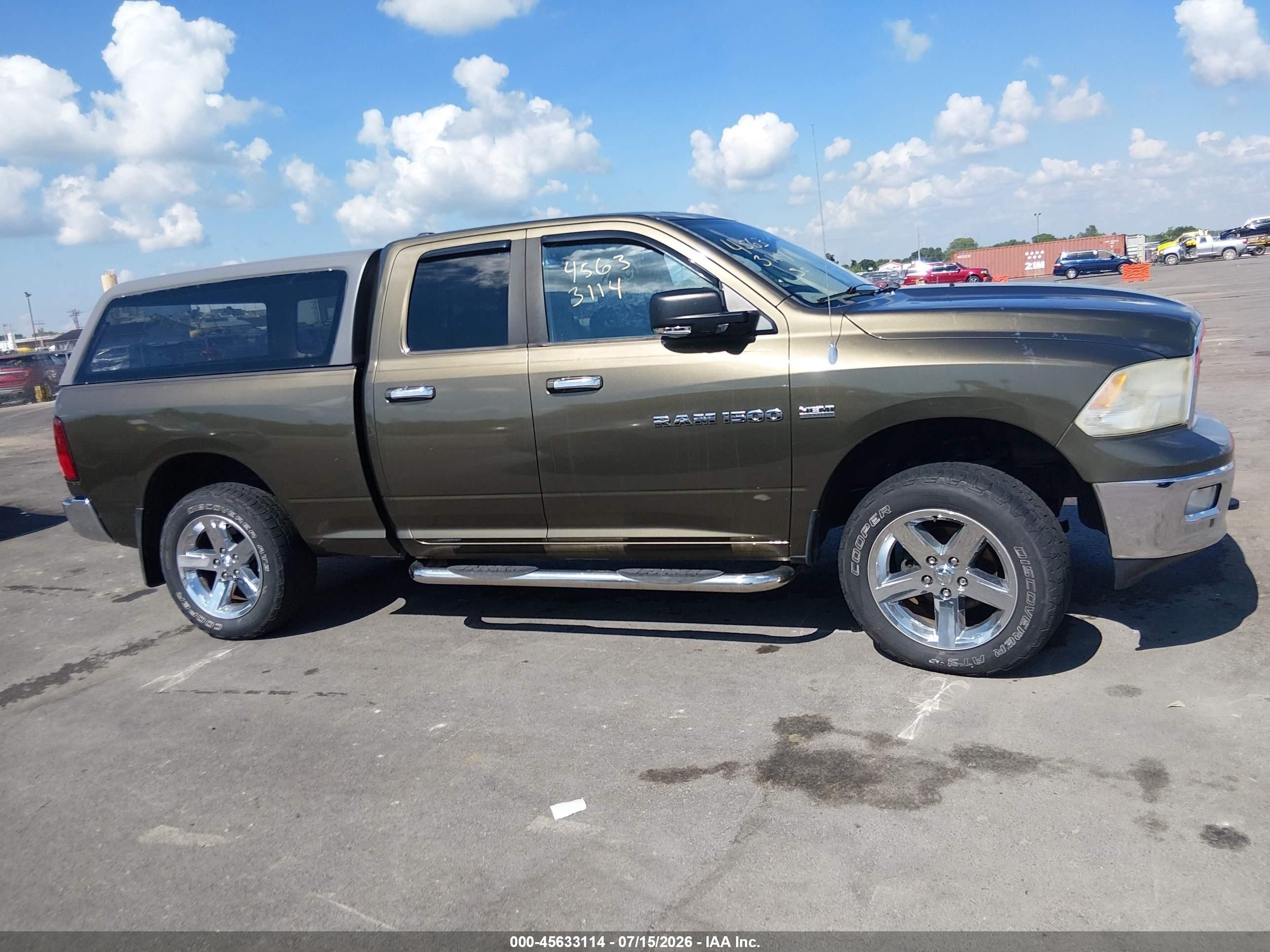 2012 Ram 1500 Big Horn Green vin: 1C6RD7GT8CS328884