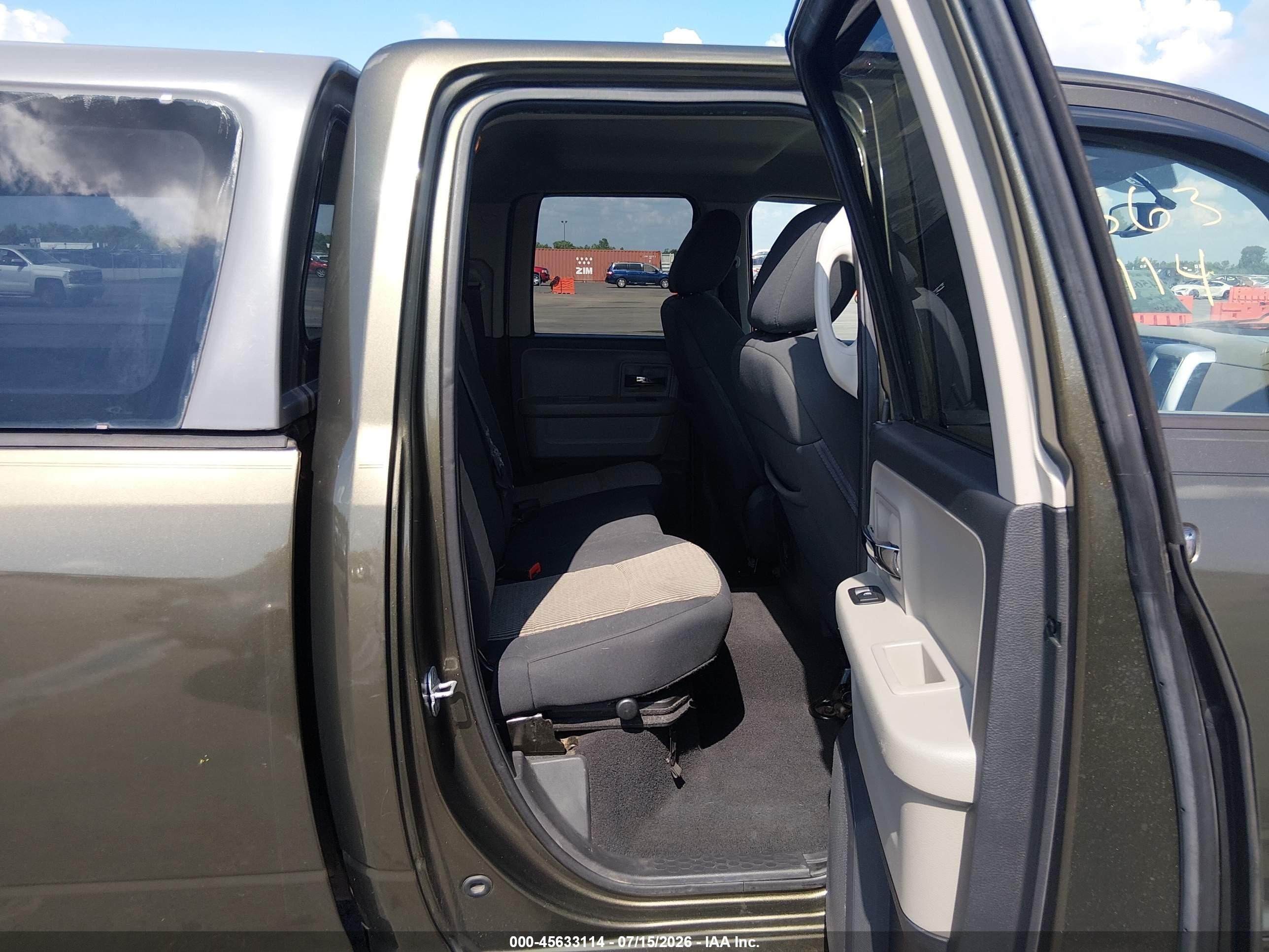 2012 Ram 1500 Big Horn Green vin: 1C6RD7GT8CS328884