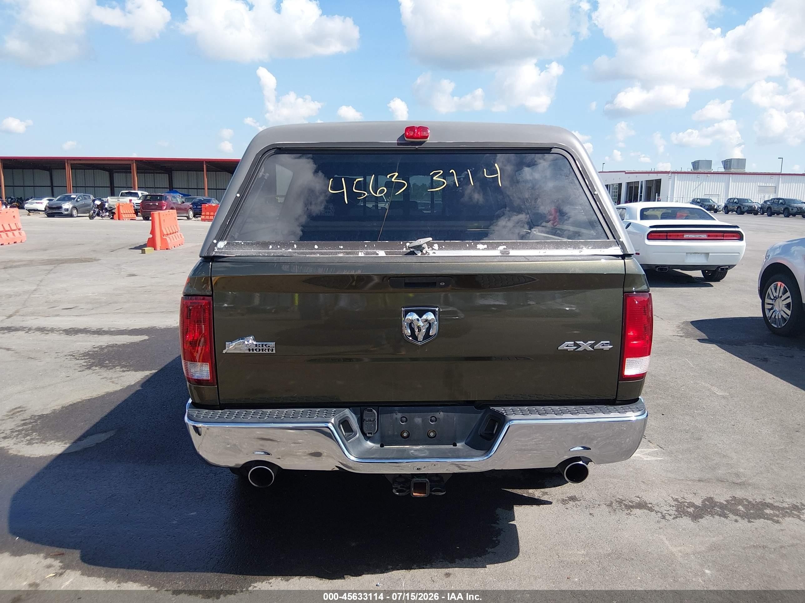 2012 Ram 1500 Big Horn Green vin: 1C6RD7GT8CS328884