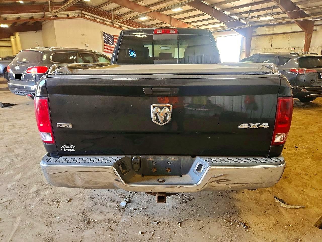 2012 Dodge Ram 1500 Slt Black vin: 1C6RD7GT9CS103261