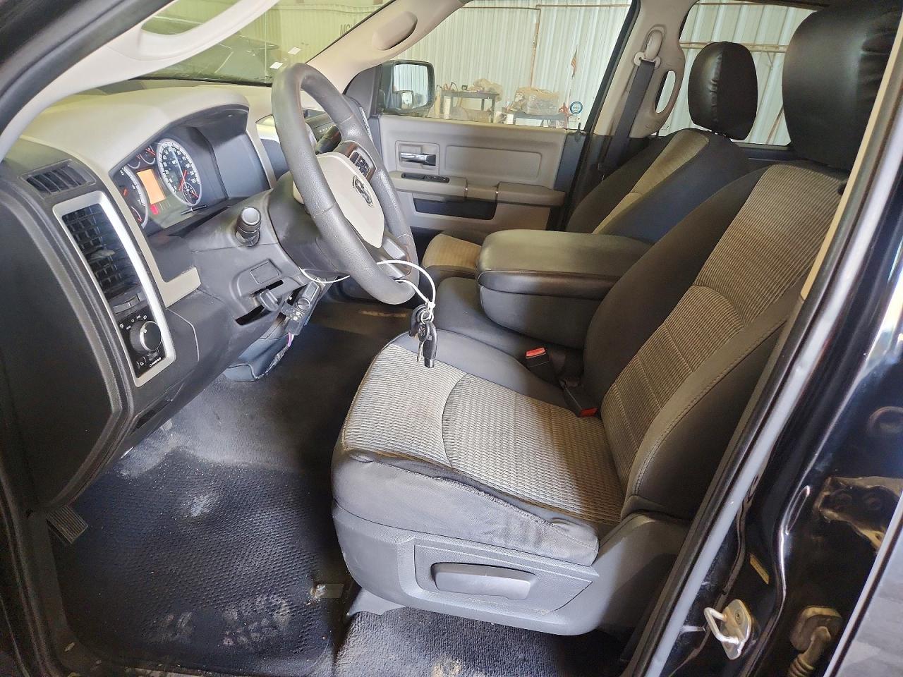 2012 Dodge Ram 1500 Slt Black vin: 1C6RD7GT9CS103261