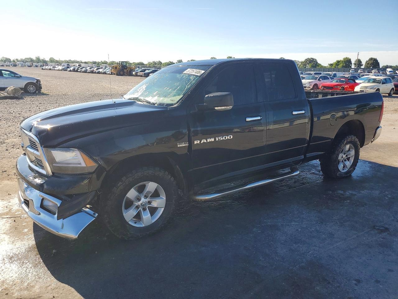 2012 Dodge Ram 1500 Slt Black vin: 1C6RD7GT9CS125387