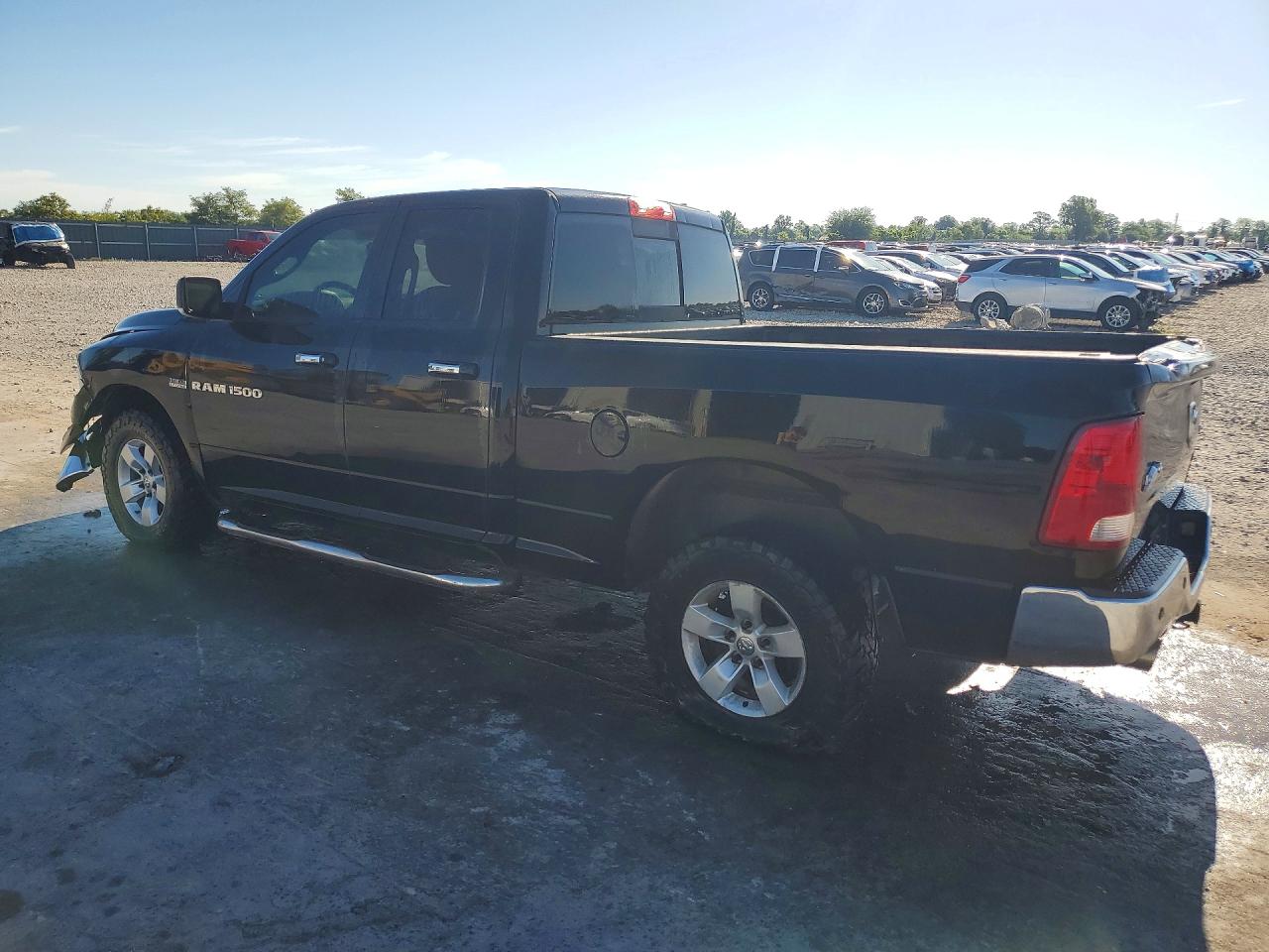 2012 Dodge Ram 1500 Slt Black vin: 1C6RD7GT9CS125387