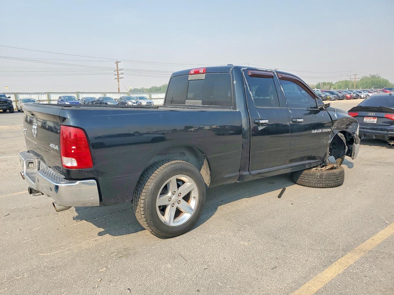 2012 Dodge Ram 1500 Slt Black vin: 1C6RD7GT9CS177019