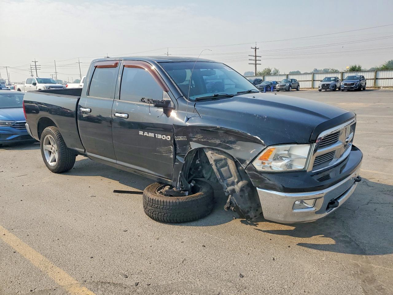 2012 Dodge Ram 1500 Slt Black vin: 1C6RD7GT9CS177019