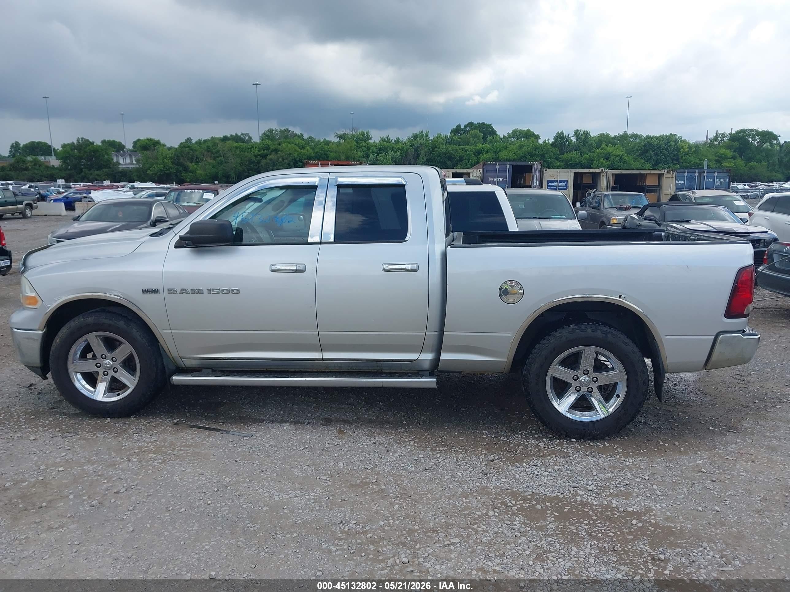 2012 Ram 1500 Slt Silver vin: 1C6RD7GT9CS249708