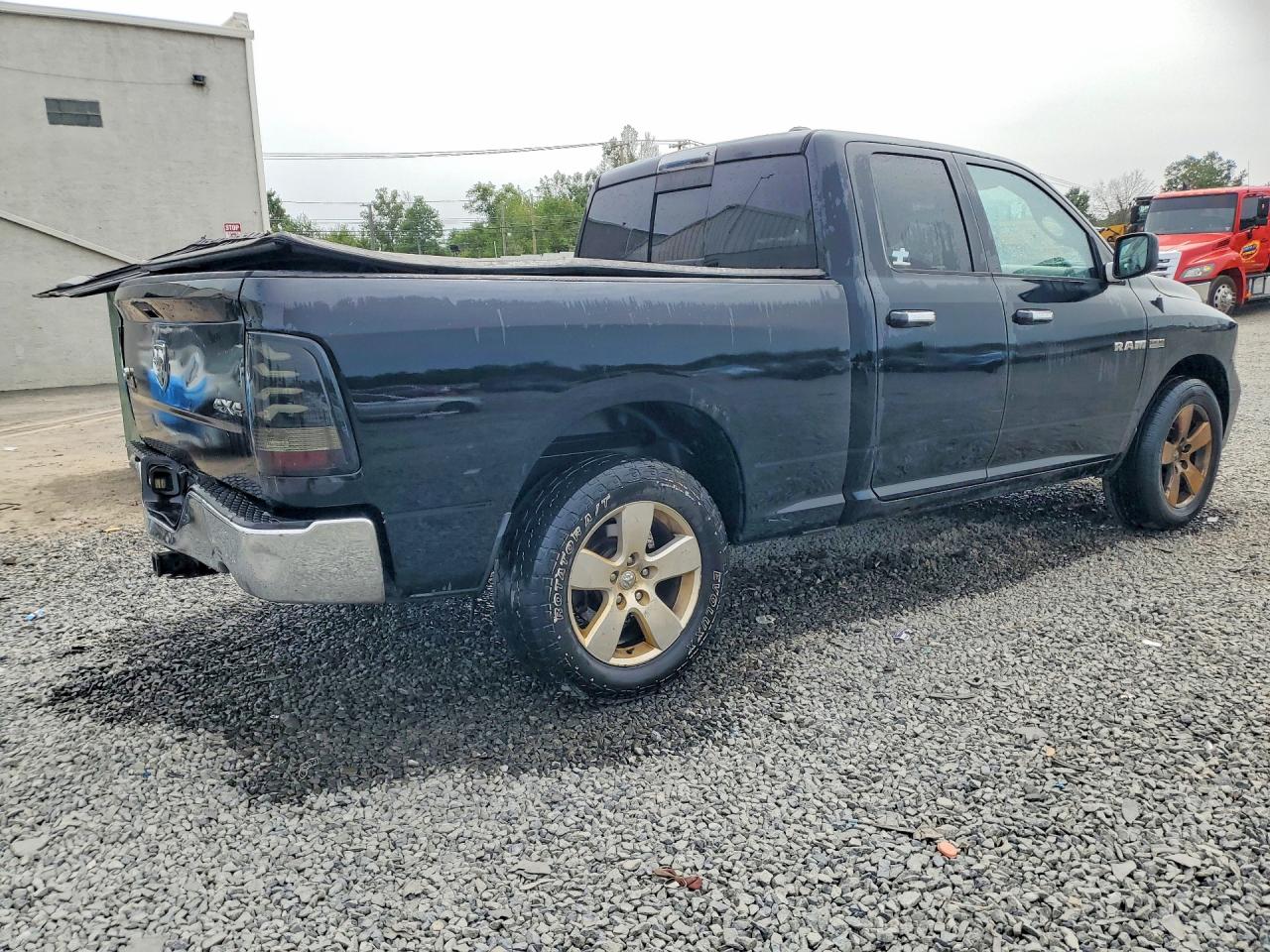 2012 Dodge Ram 1500 Slt Black vin: 1C6RD7GT9CS258313