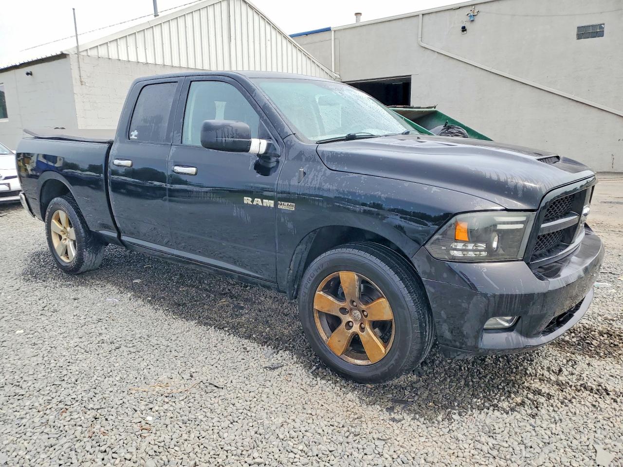 2012 Dodge Ram 1500 Slt Black vin: 1C6RD7GT9CS258313