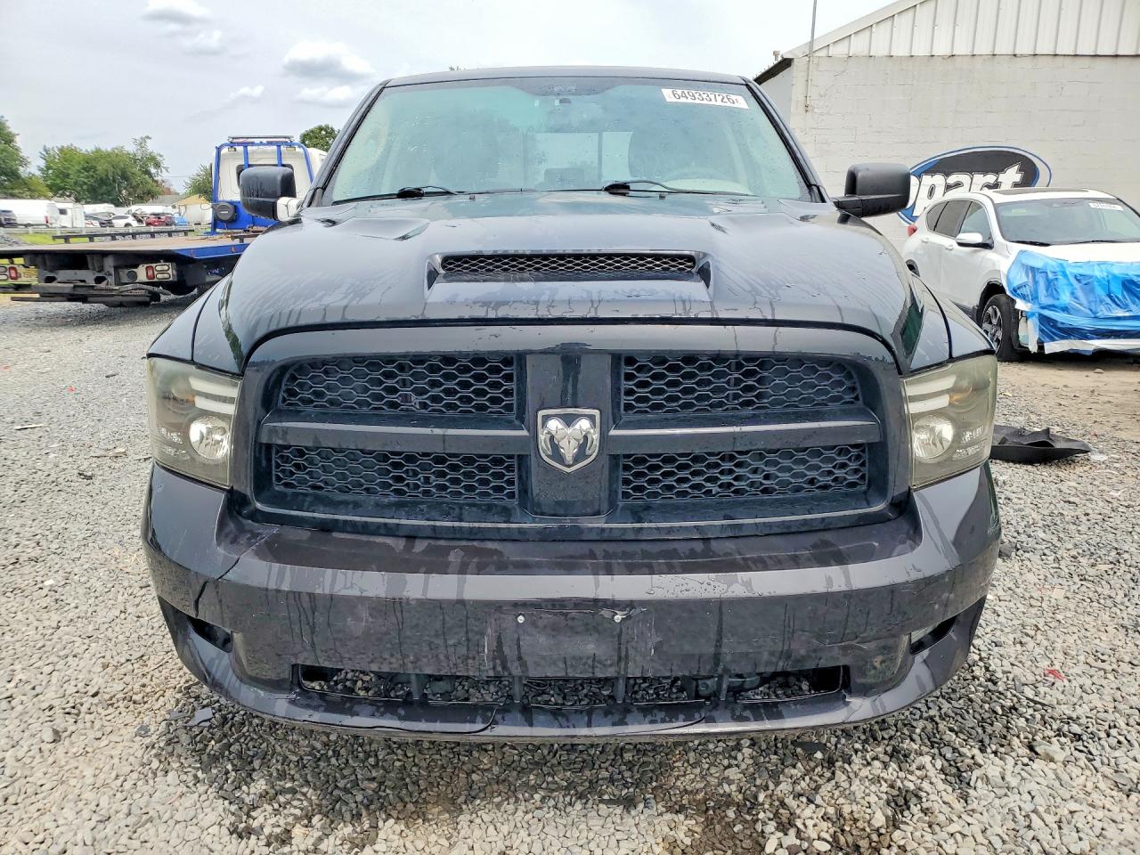 2012 Dodge Ram 1500 Slt Black vin: 1C6RD7GT9CS258313