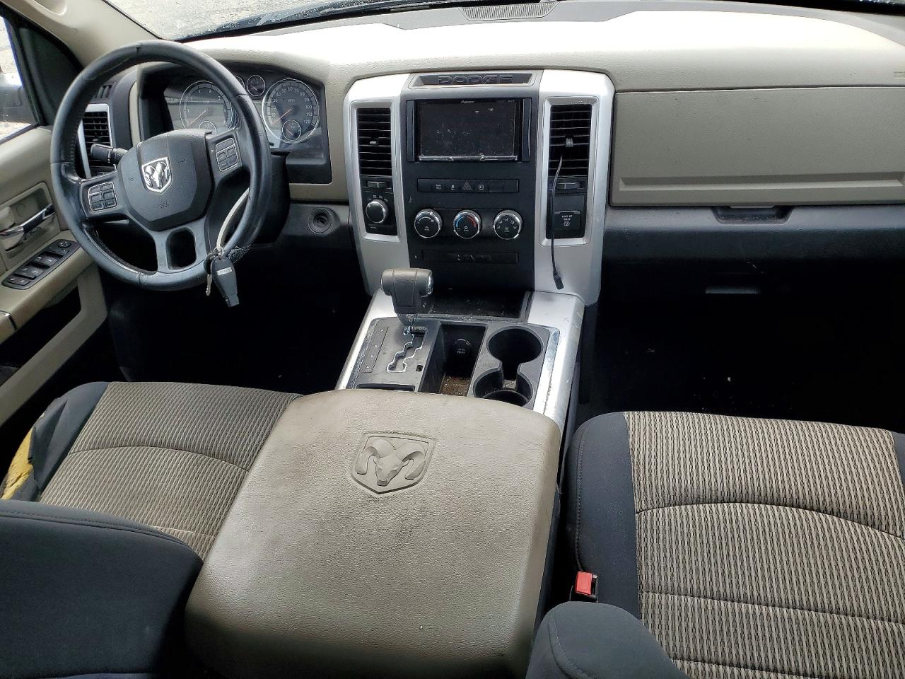 2012 Dodge Ram 1500 Slt Black vin: 1C6RD7GT9CS258313