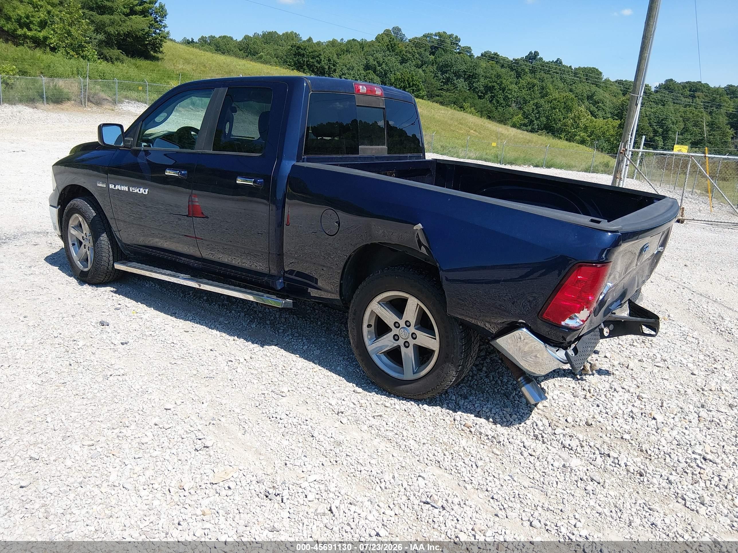 2012 Ram 1500 Big Horn Blue vin: 1C6RD7GT9CS315318