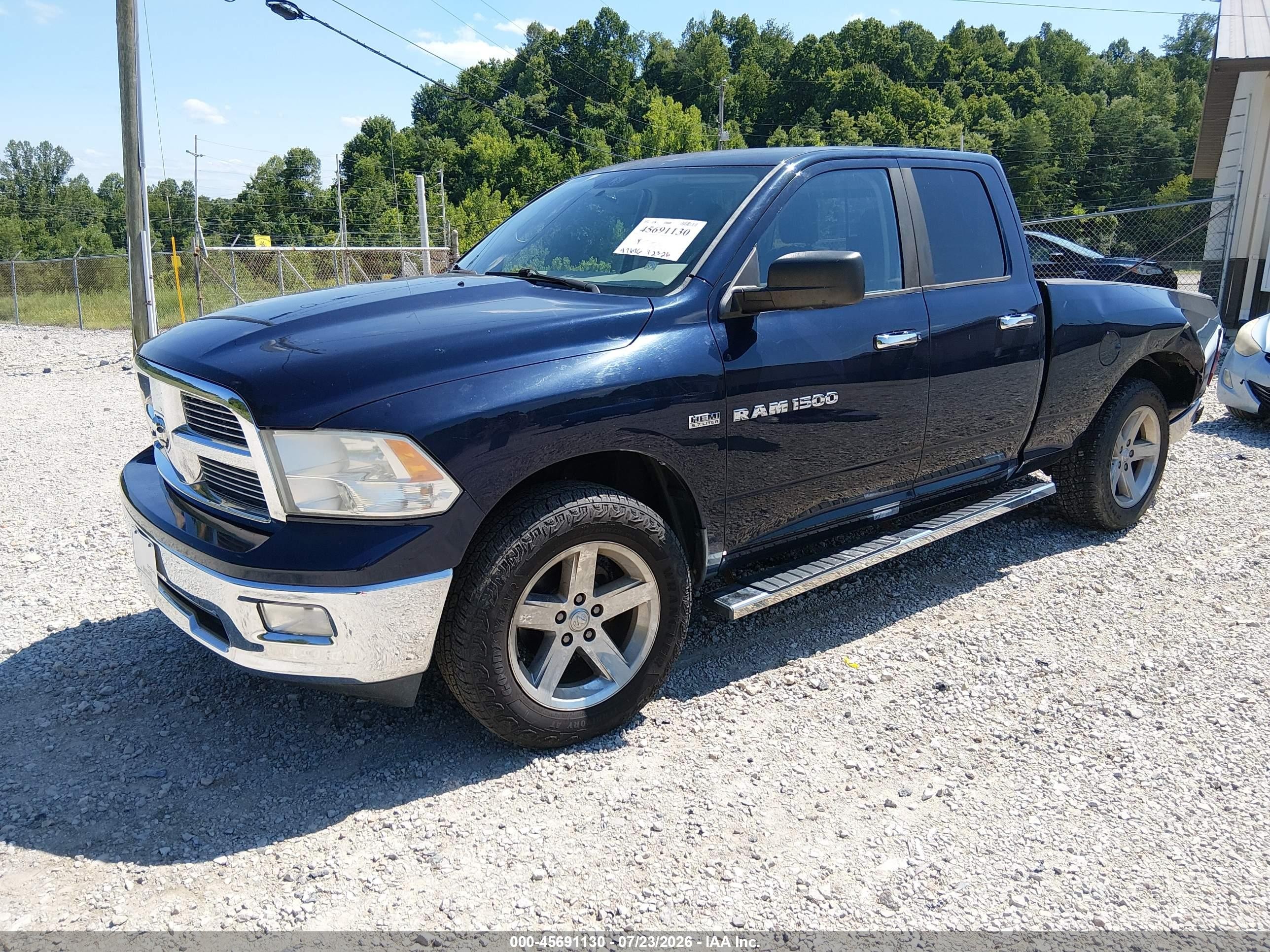 2012 Ram 1500 Big Horn Blue vin: 1C6RD7GT9CS315318