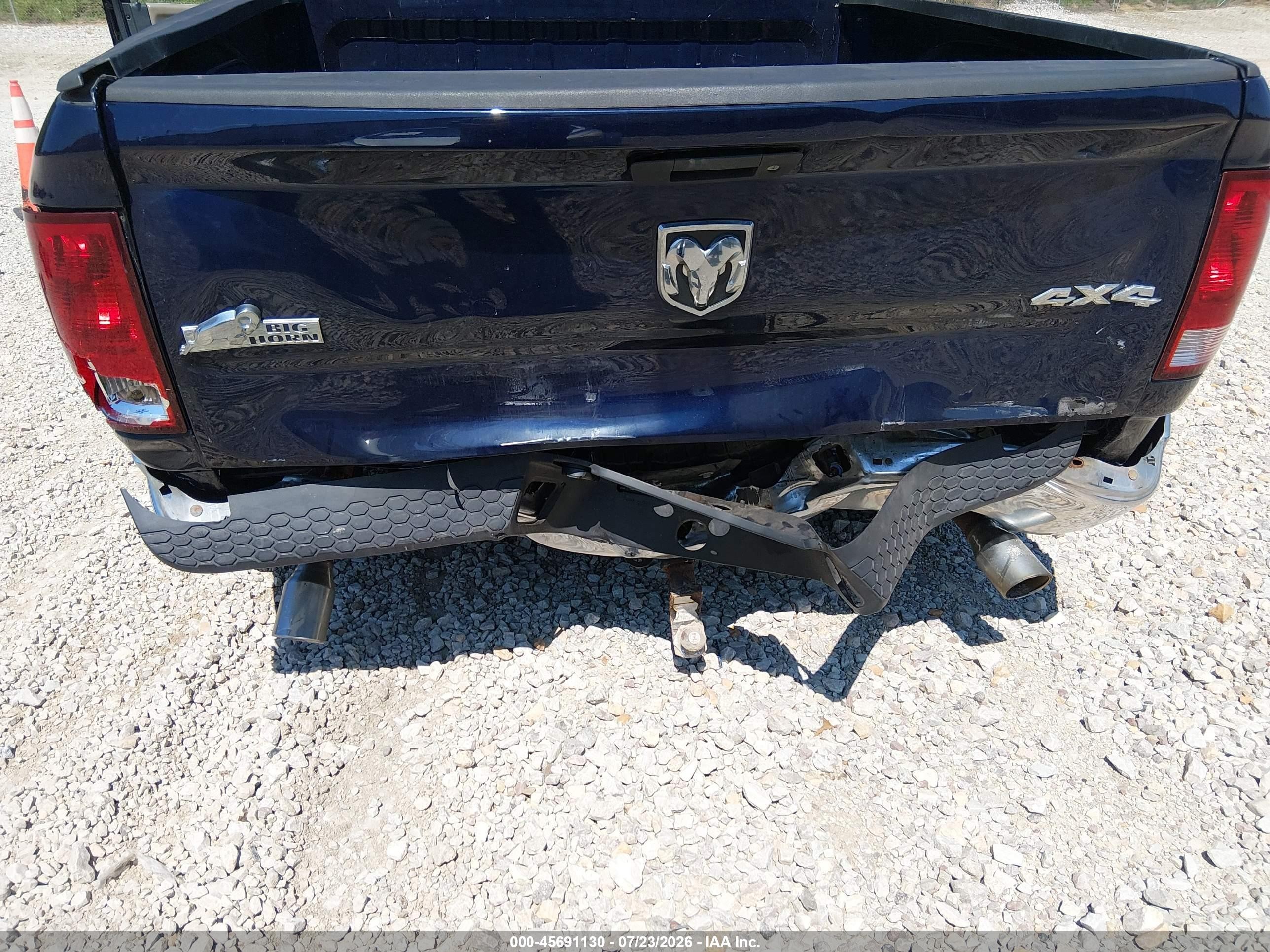 2012 Ram 1500 Big Horn Blue vin: 1C6RD7GT9CS315318