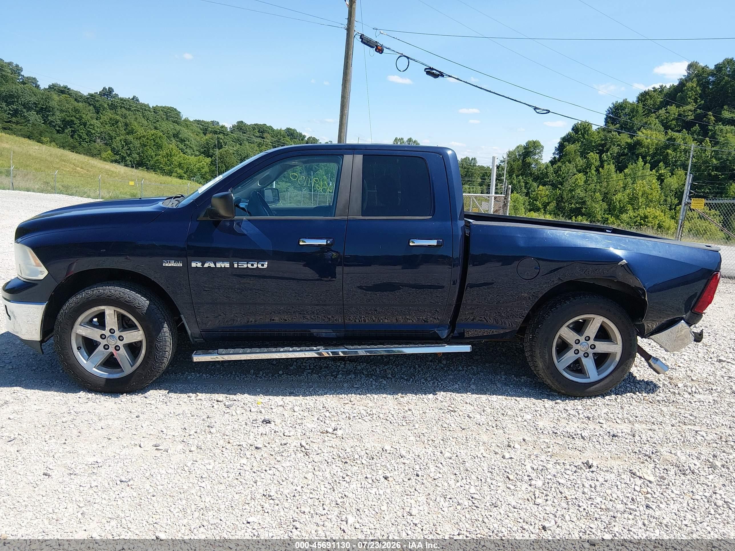 2012 Ram 1500 Big Horn Blue vin: 1C6RD7GT9CS315318