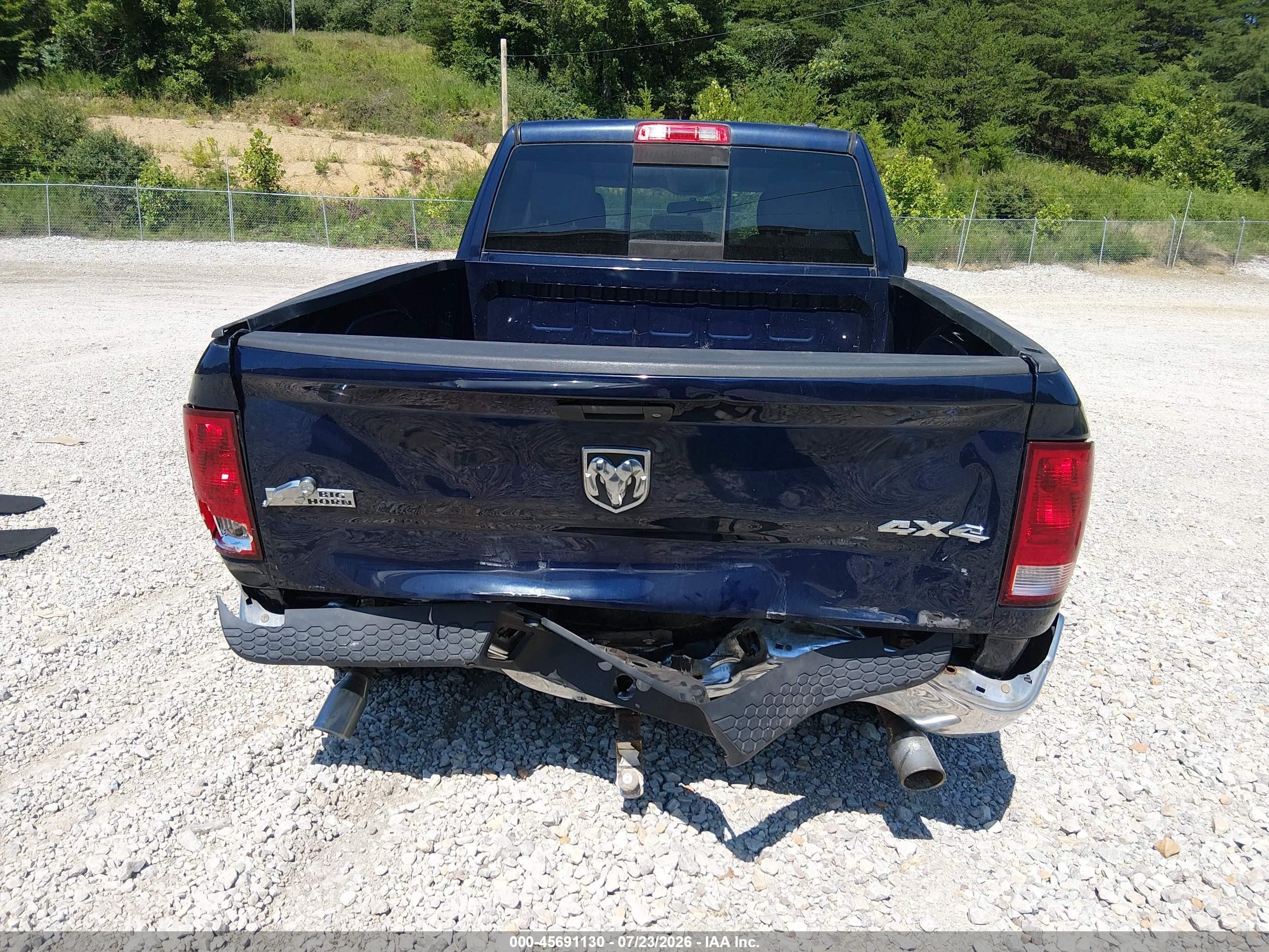 2012 Ram 1500 Big Horn Blue vin: 1C6RD7GT9CS315318