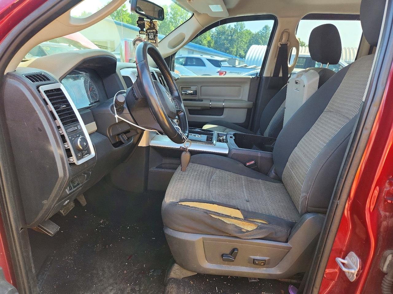 2012 Dodge Ram 1500 Slt Бордовый vin: 1C6RD7GTXCS180575