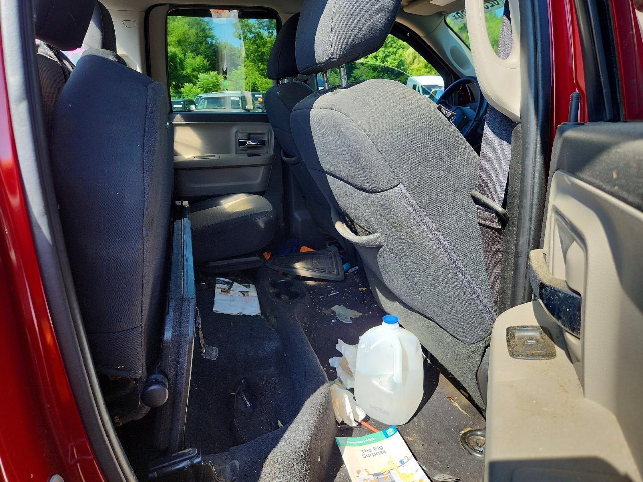 2012 Dodge Ram 1500 Slt Бордовый vin: 1C6RD7GTXCS180575