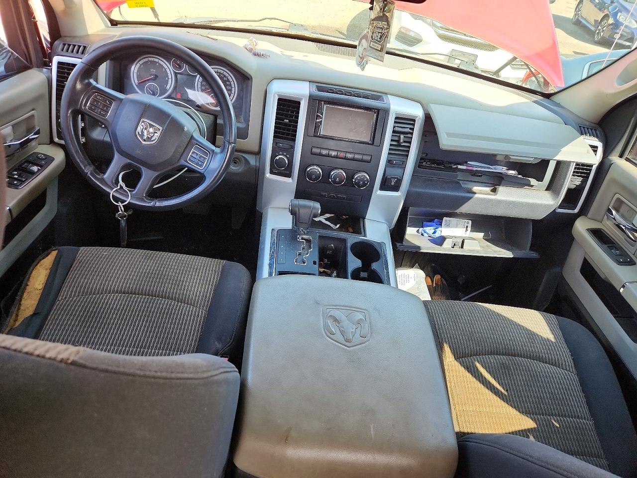 2012 Dodge Ram 1500 Slt Бордовый vin: 1C6RD7GTXCS180575