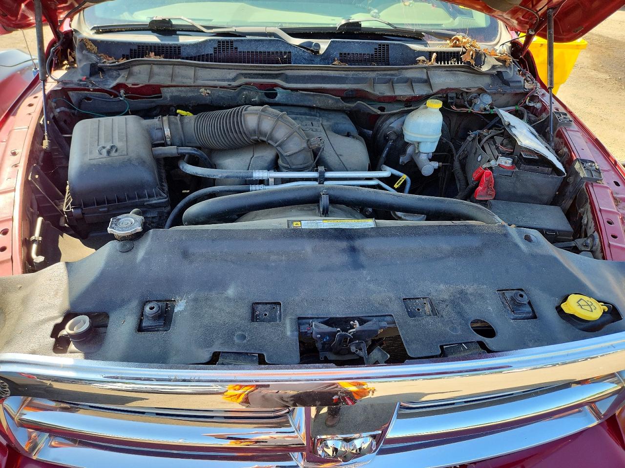 2012 Dodge Ram 1500 Slt Бордовый vin: 1C6RD7GTXCS180575