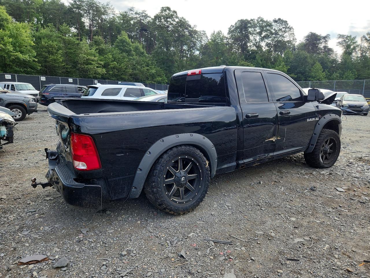 2012 Dodge Ram 1500 Sport Black vin: 1C6RD7HT1CS198848