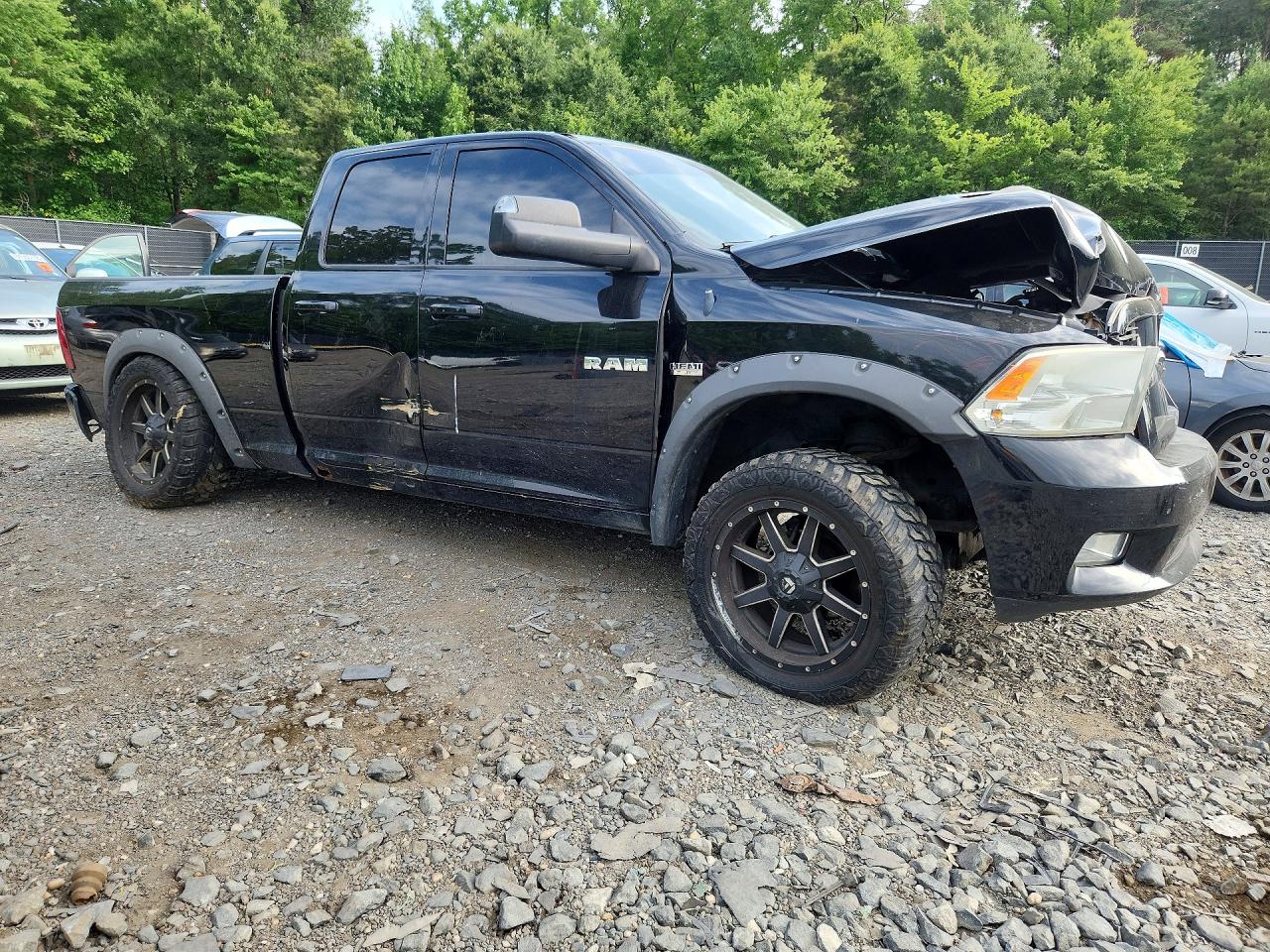 2012 Dodge Ram 1500 Sport Black vin: 1C6RD7HT1CS198848
