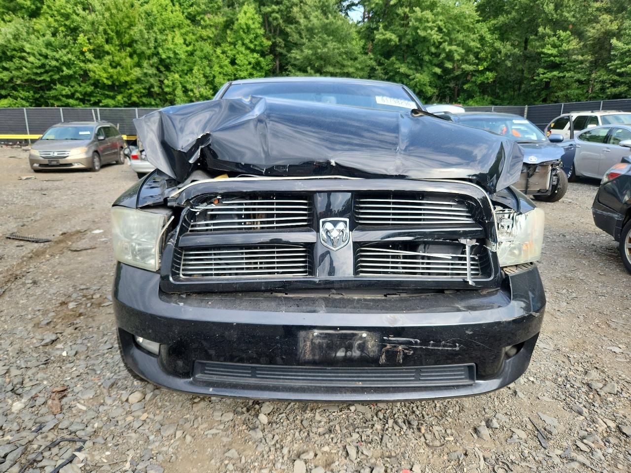 2012 Dodge Ram 1500 Sport Black vin: 1C6RD7HT1CS198848