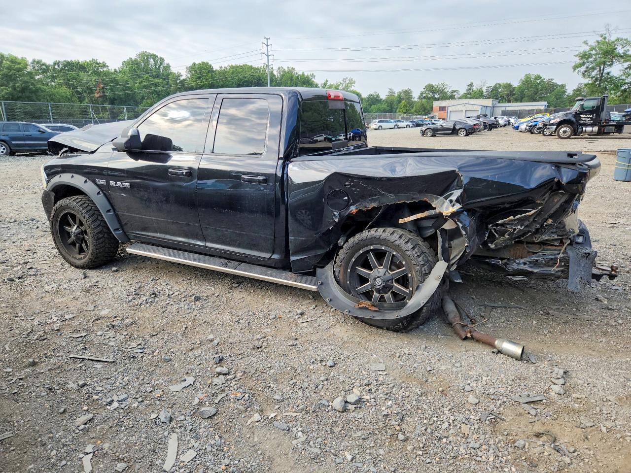 2012 Dodge Ram 1500 Sport Black vin: 1C6RD7HT1CS198848