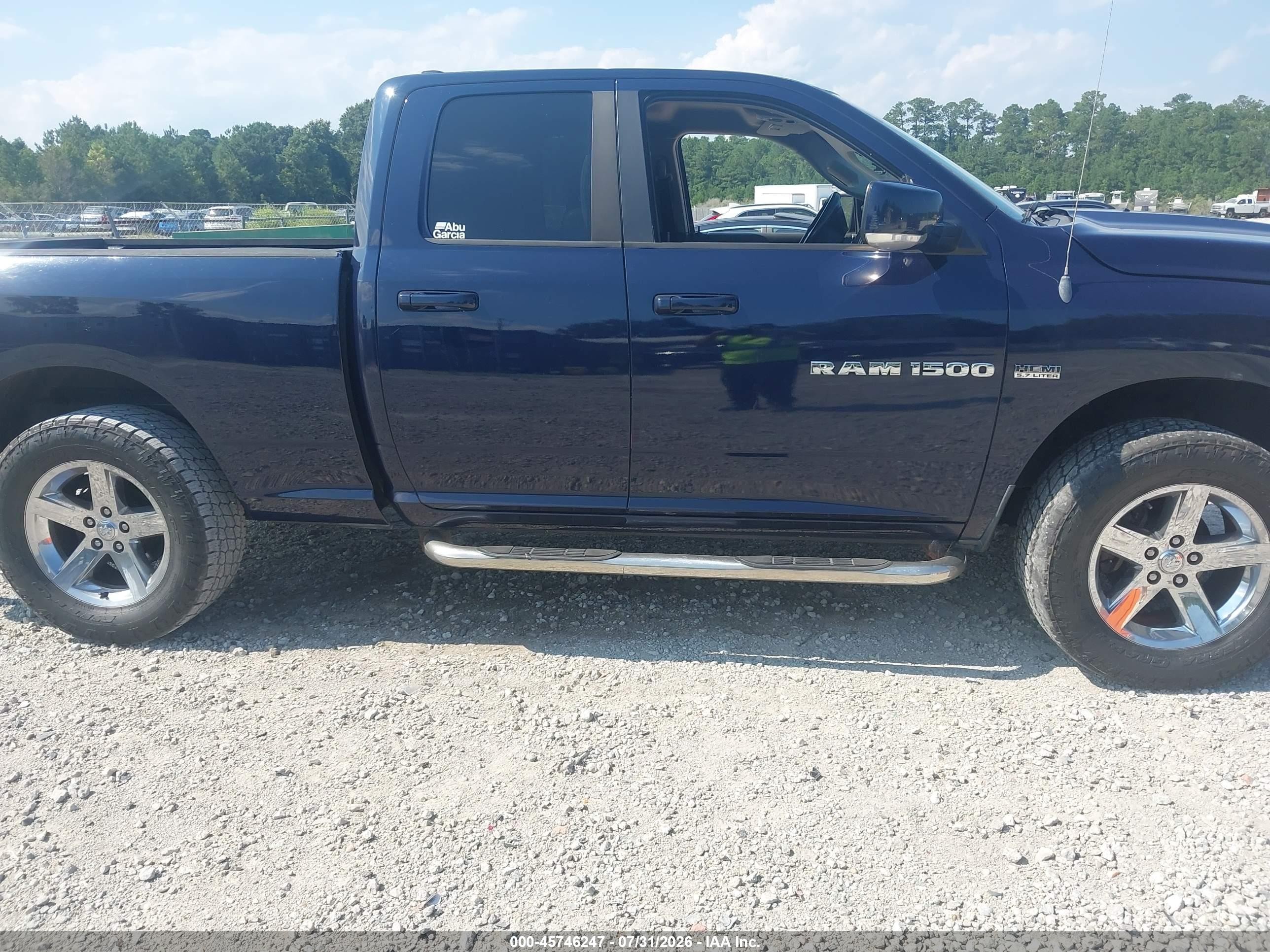 2012 Ram 1500 Sport Black vin: 1C6RD7HT3CS154429