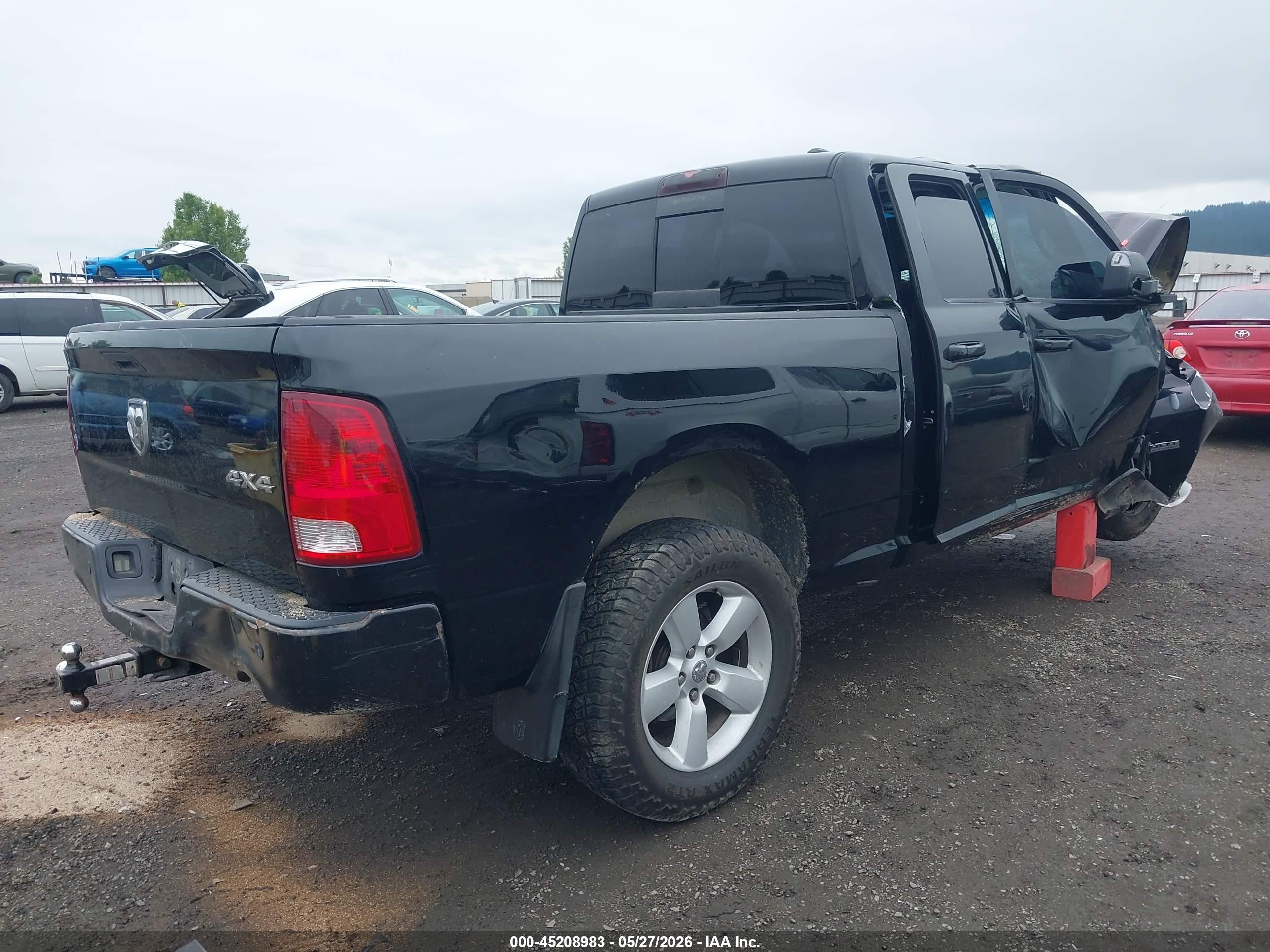 2012 Ram 1500 Sport Black vin: 1C6RD7HT3CS192212