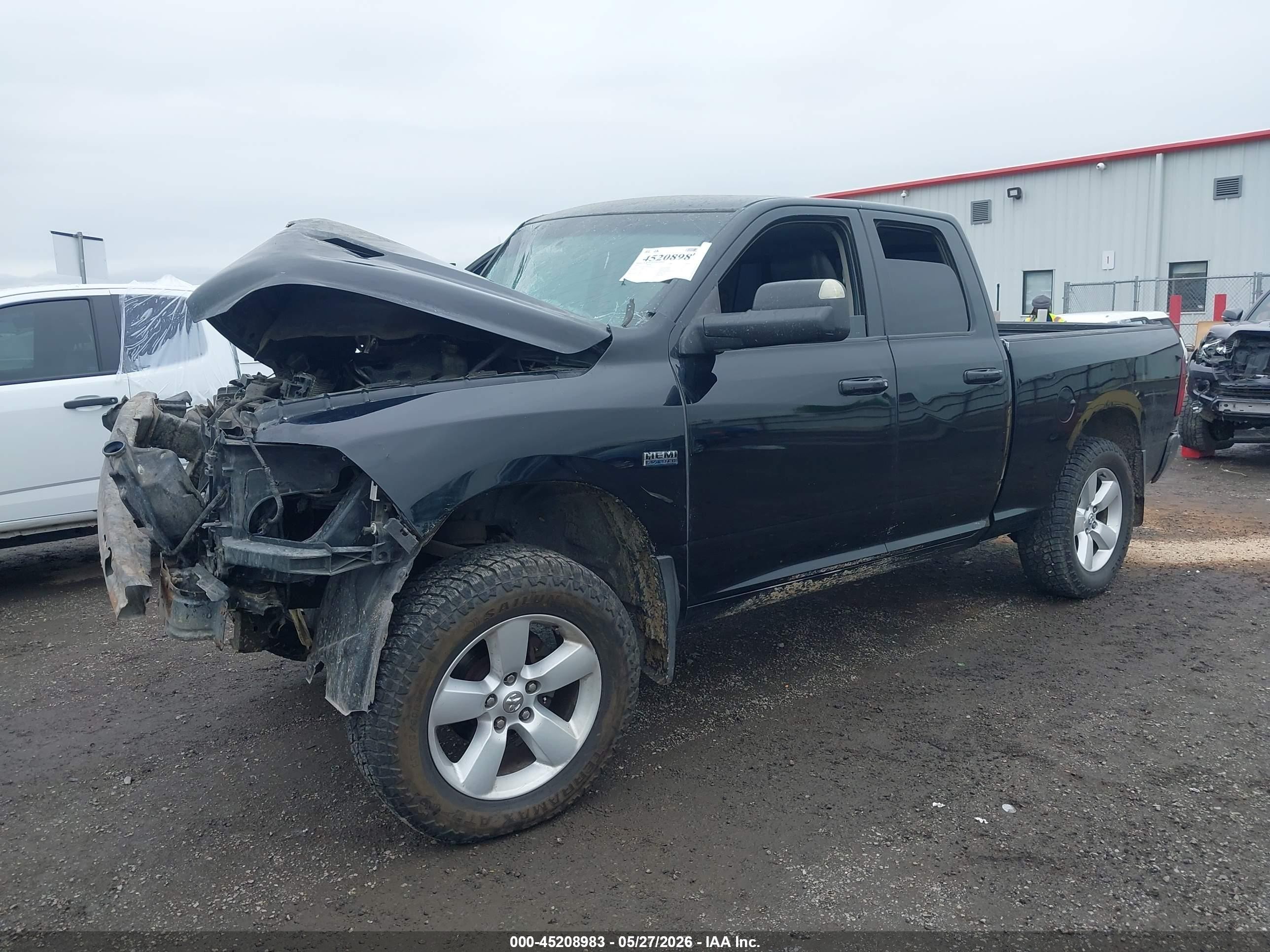 2012 Ram 1500 Sport Black vin: 1C6RD7HT3CS192212