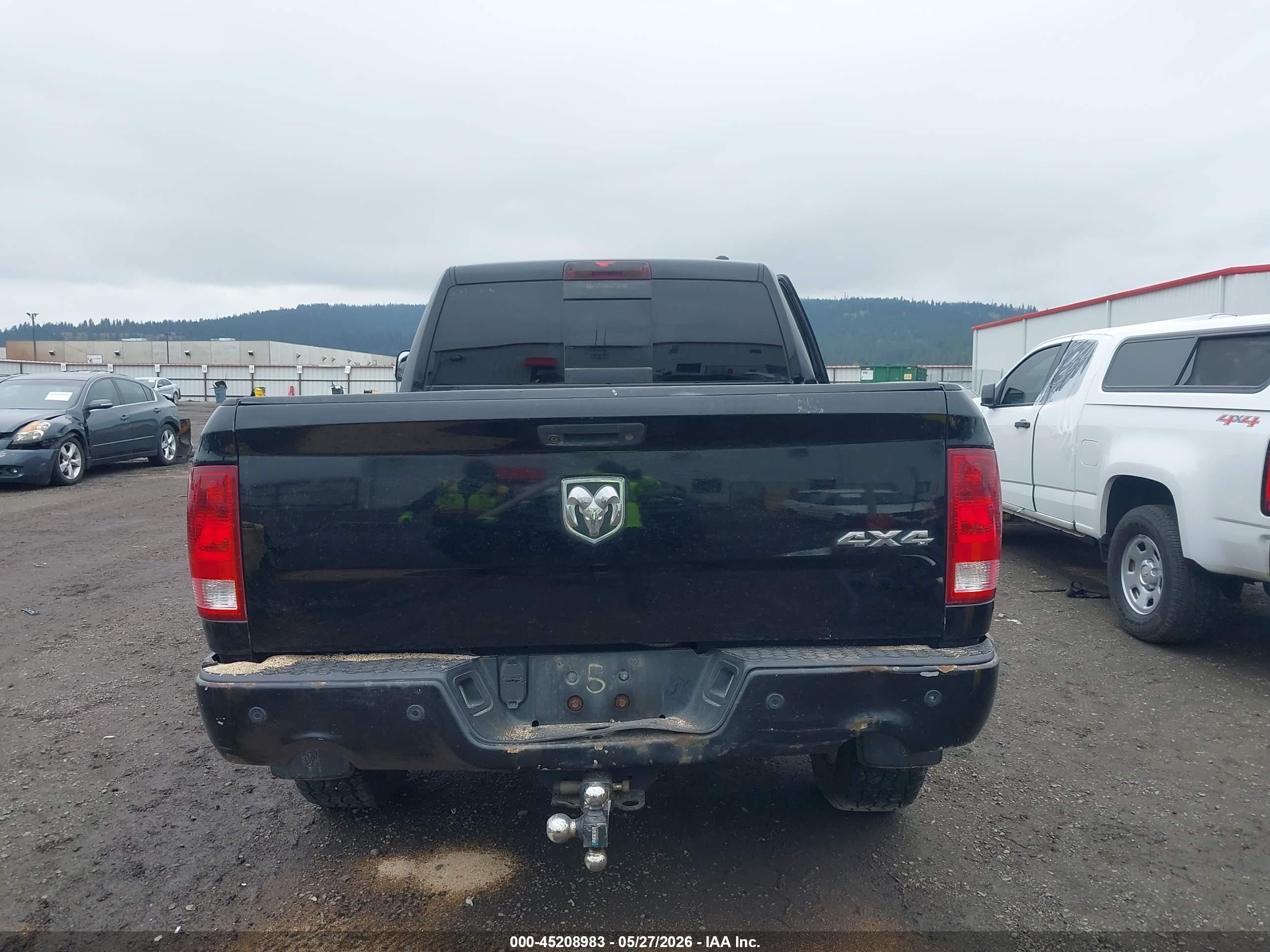 2012 Ram 1500 Sport Black vin: 1C6RD7HT3CS192212