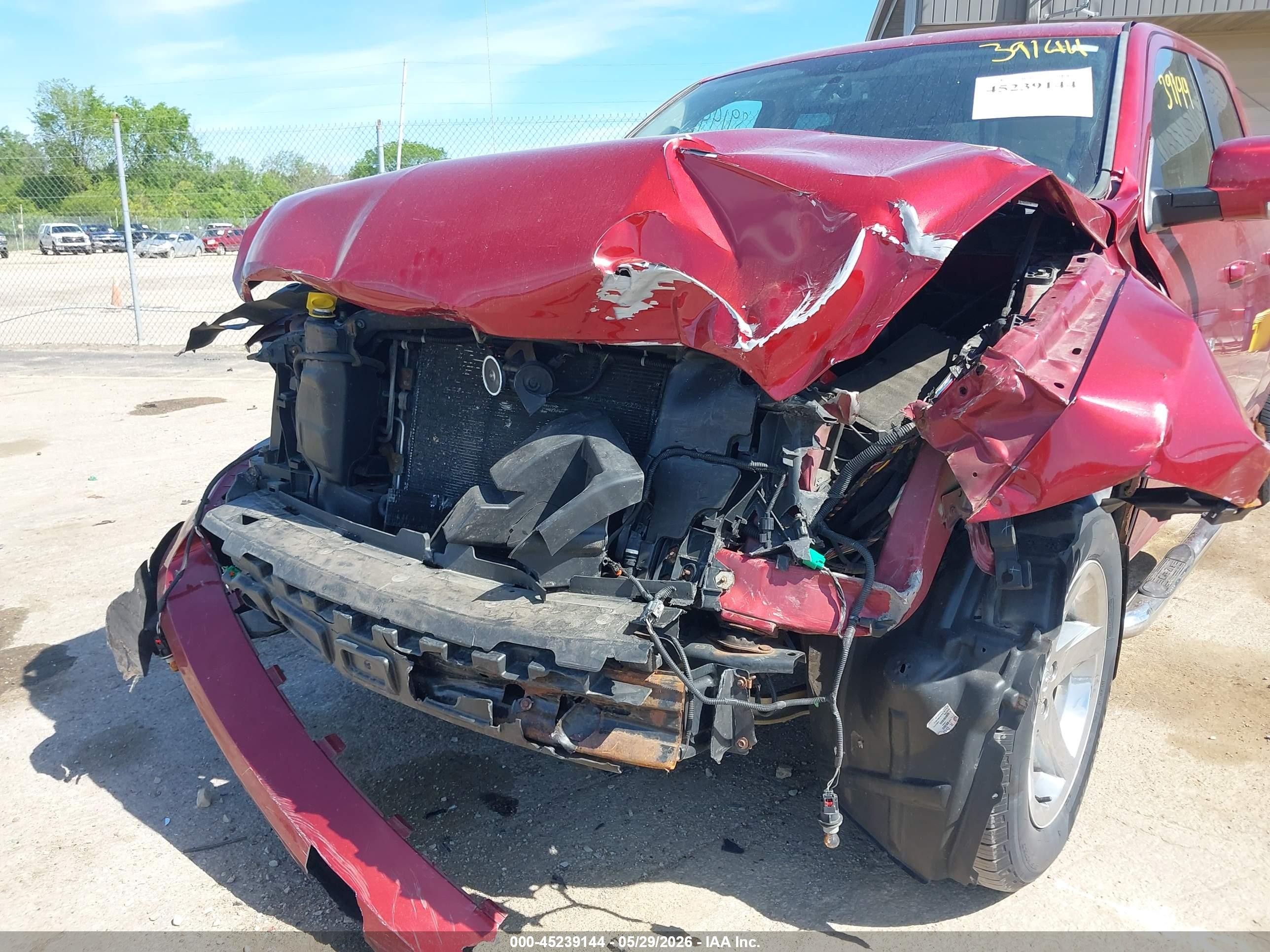2012 Ram 1500 Sport Burgundy vin: 1C6RD7HT4CS114876
