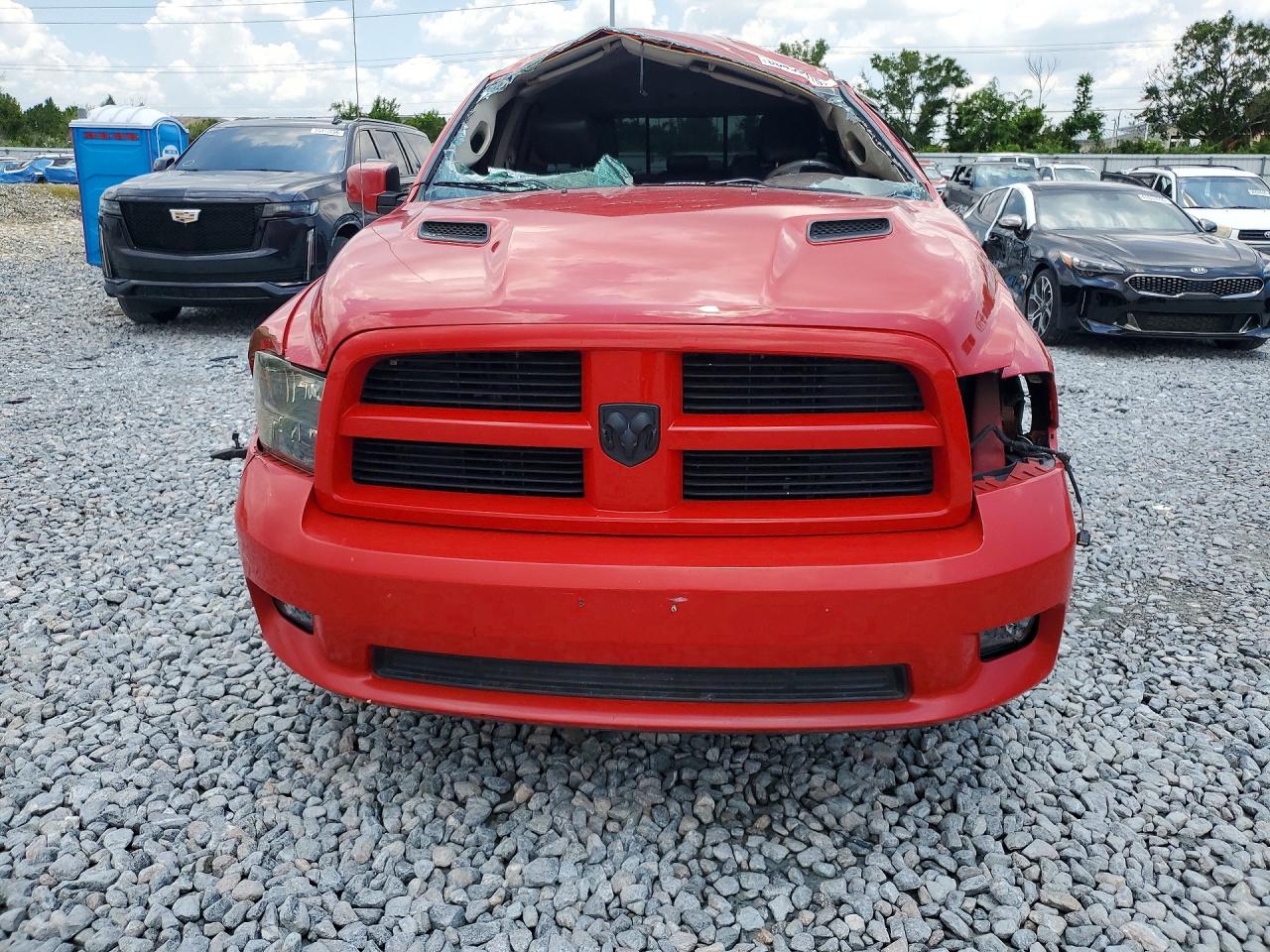 2012 Dodge Ram 1500 Sport Red vin: 1C6RD7HT5CS107967
