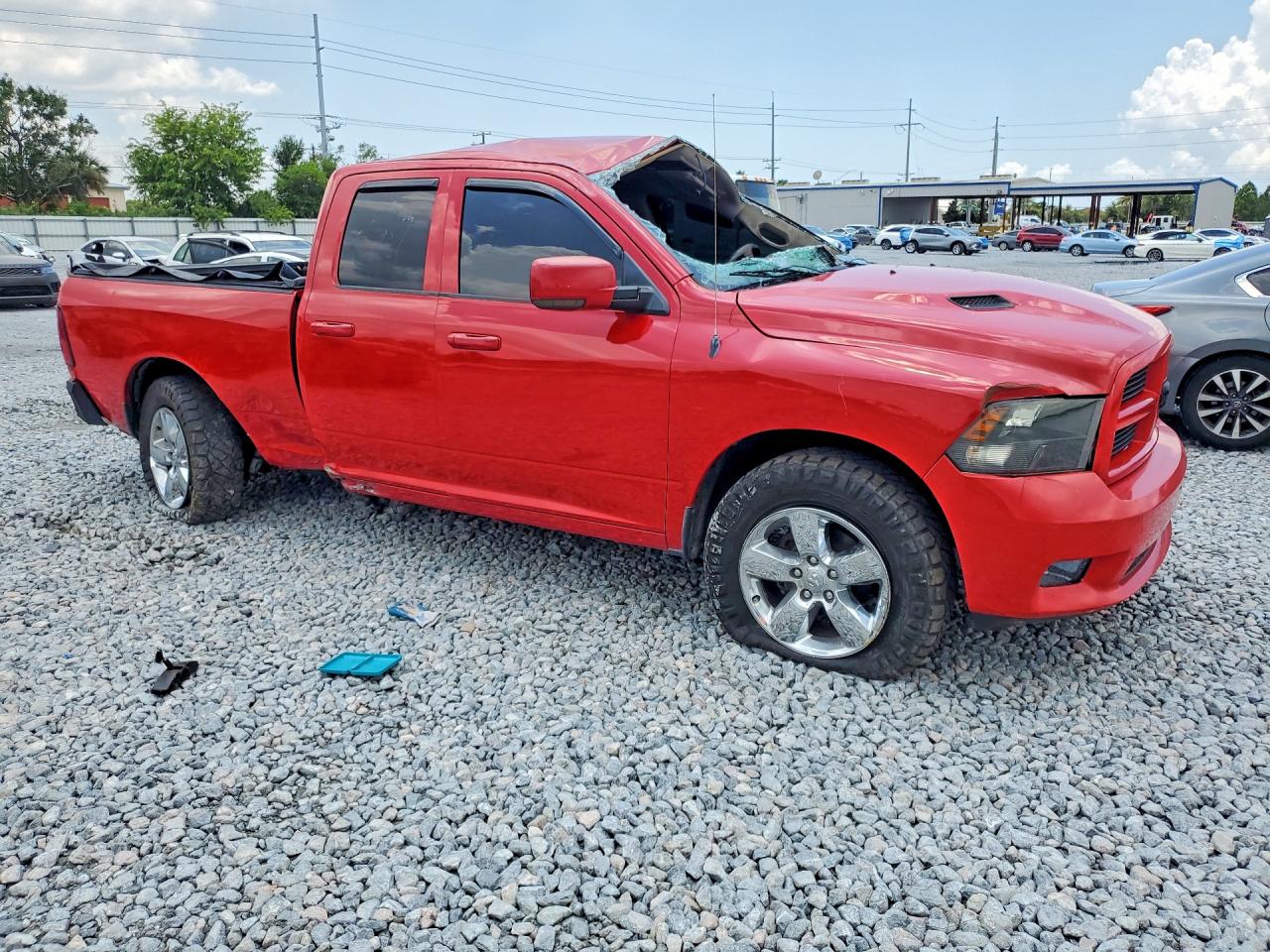 2012 Dodge Ram 1500 Sport Red vin: 1C6RD7HT5CS107967