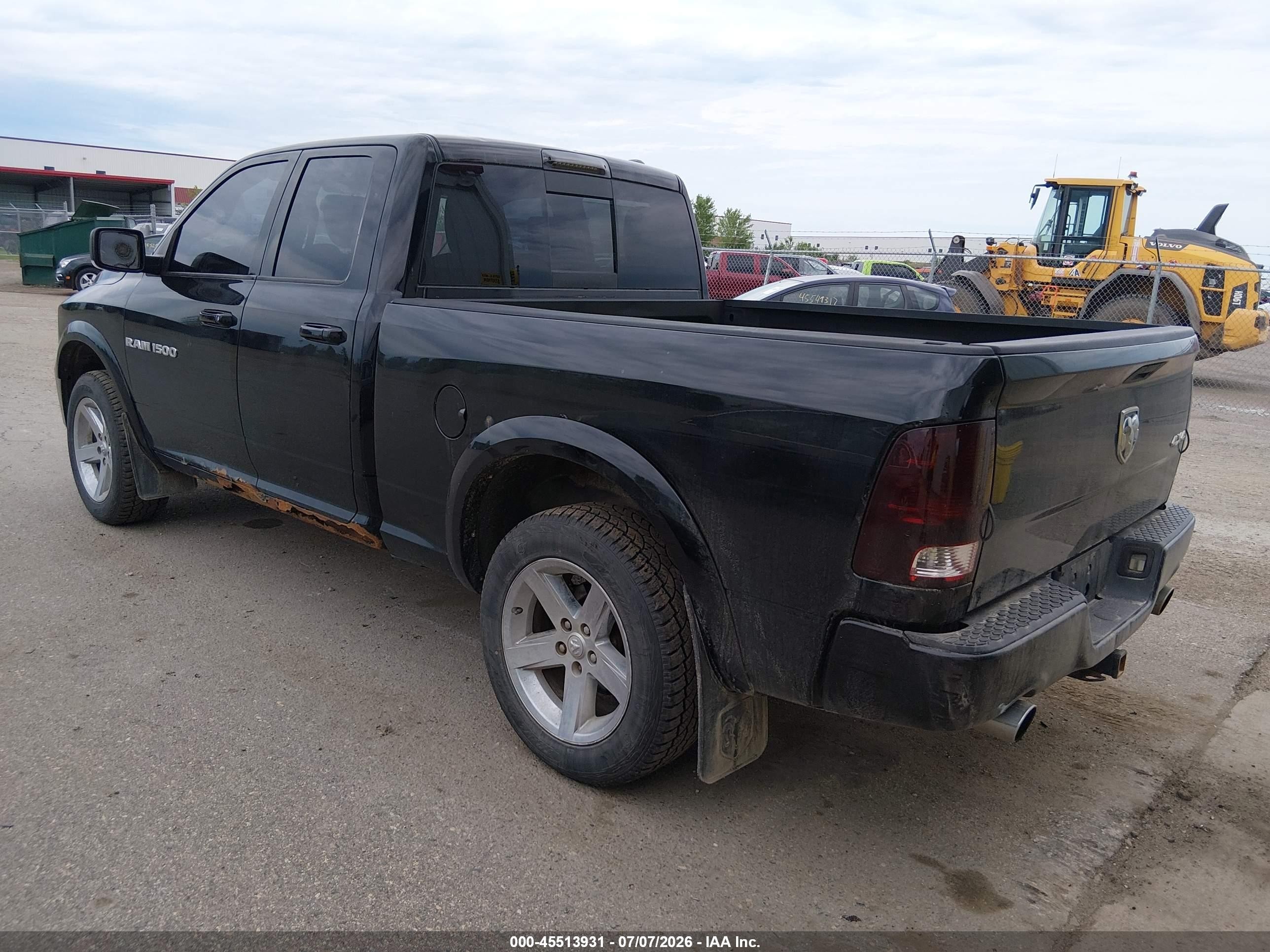 2012 Ram 1500 Sport Black vin: 1C6RD7HT5CS151838