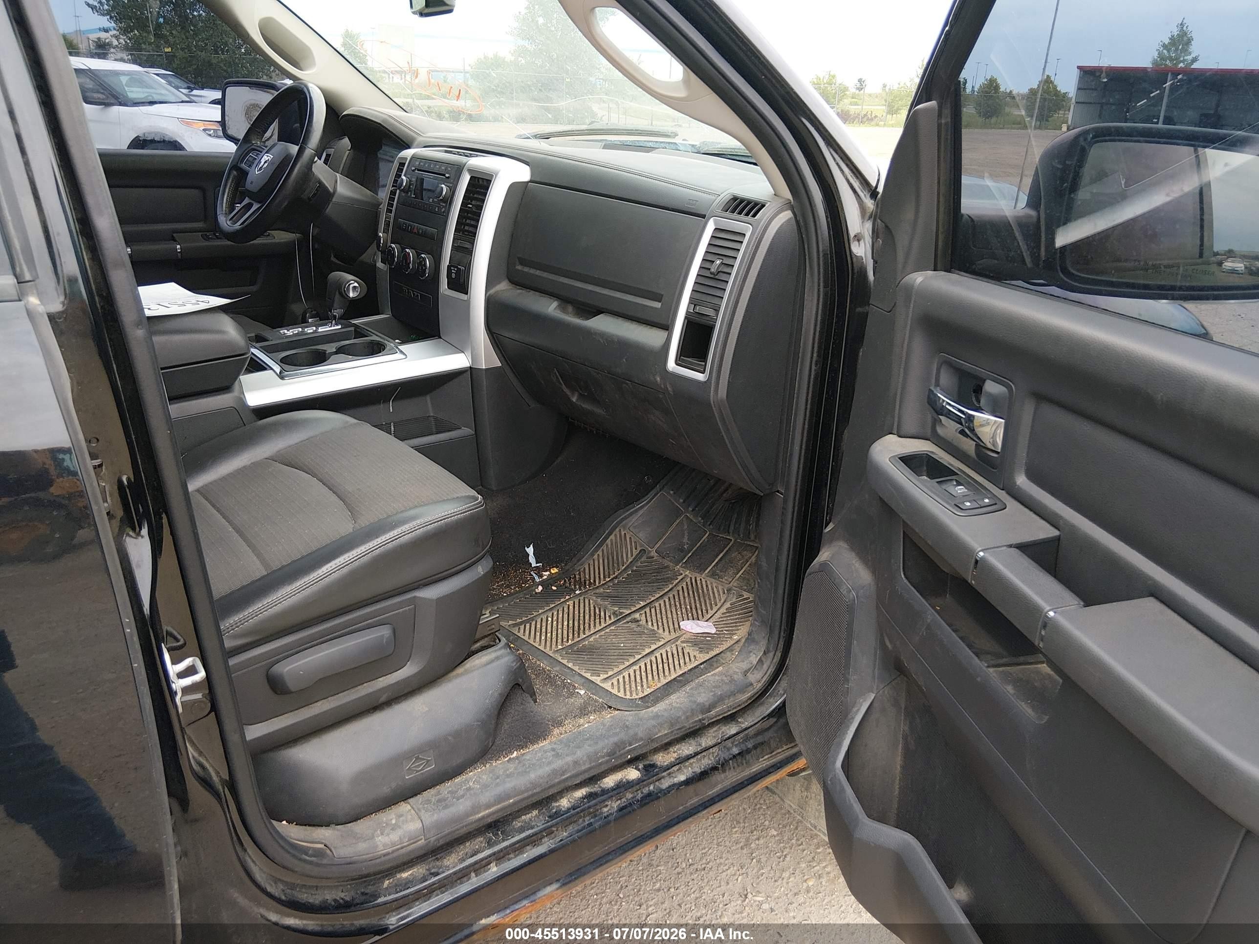 2012 Ram 1500 Sport Black vin: 1C6RD7HT5CS151838